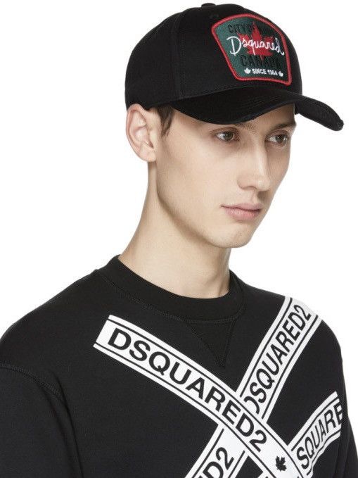 Dsquared2 Dsquared2 Black Maple Leaf “City Of Wood” Baseball Cap Size ONE SIZE - 7 Thumbnail