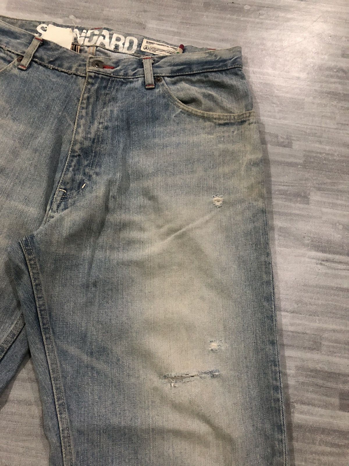 FDMTL × Vintage Vintage Scanner Fundamental Flare Jeans Disteressed Size US 35 - 5 Thumbnail