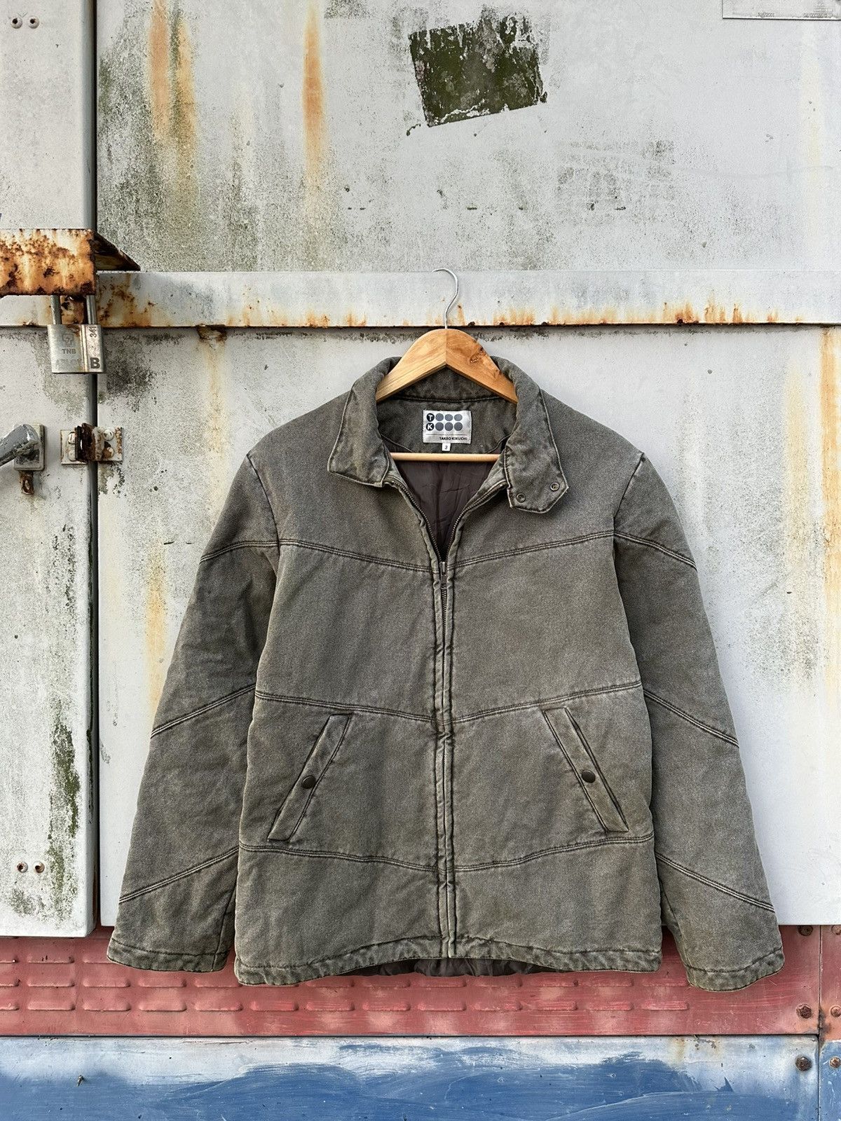 Takeo Kikuchi 👹Vintage Faded Takeo Kikuchi Denim Jacket Size US M / EU 48-50 / 2 - 4 Thumbnail