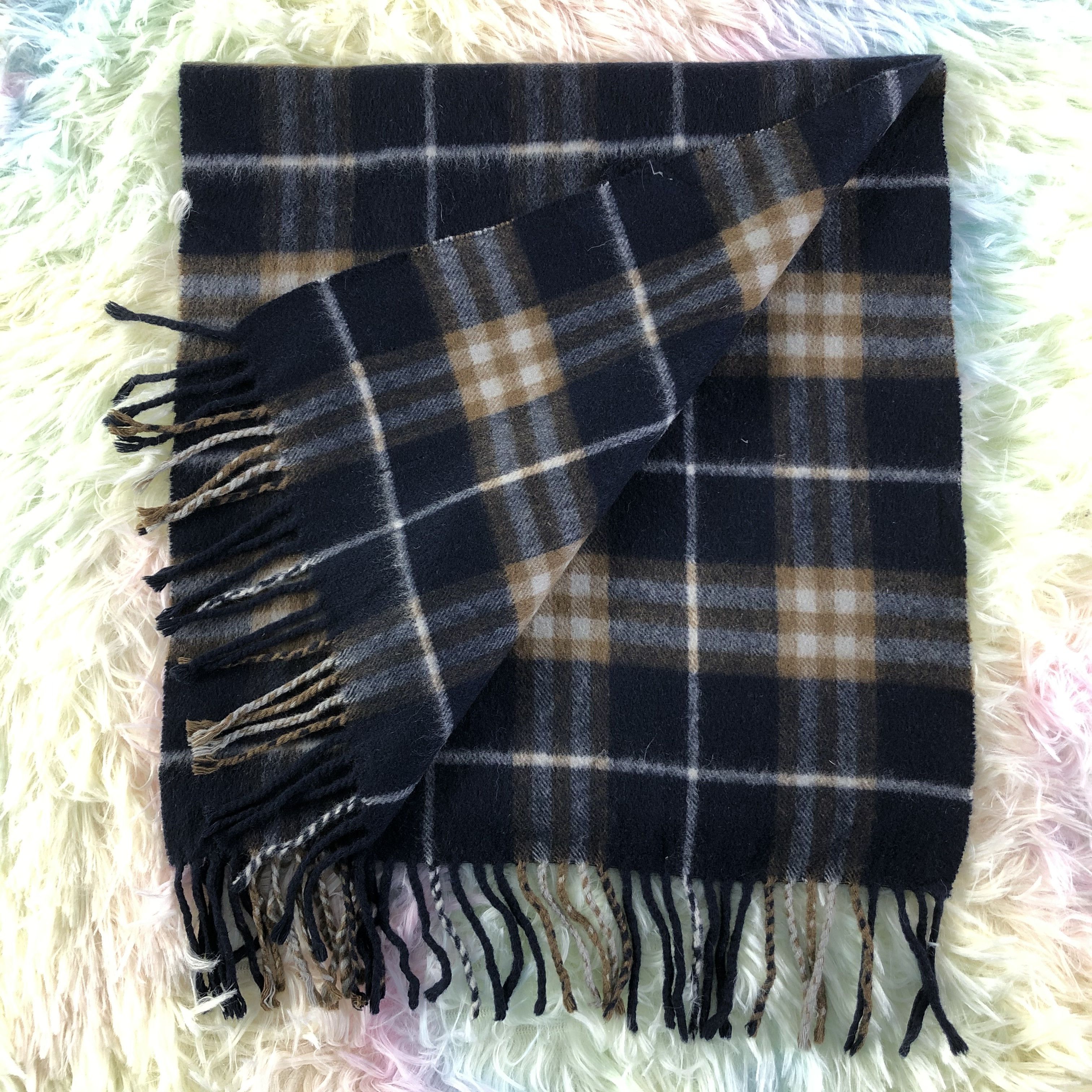 Burberry × Vintage Burberry Scarf / Muffler / Neckwear - KM228 Size ONE SIZE - 4 Thumbnail