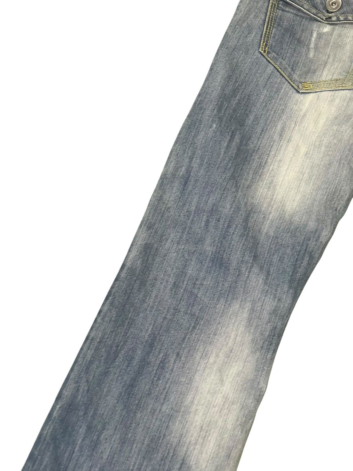 Japanese Brand Flare Jeans Denim Co Faded Distress Boot Cut 2🟦3 Size US 32 / EU 48 - 5 Thumbnail