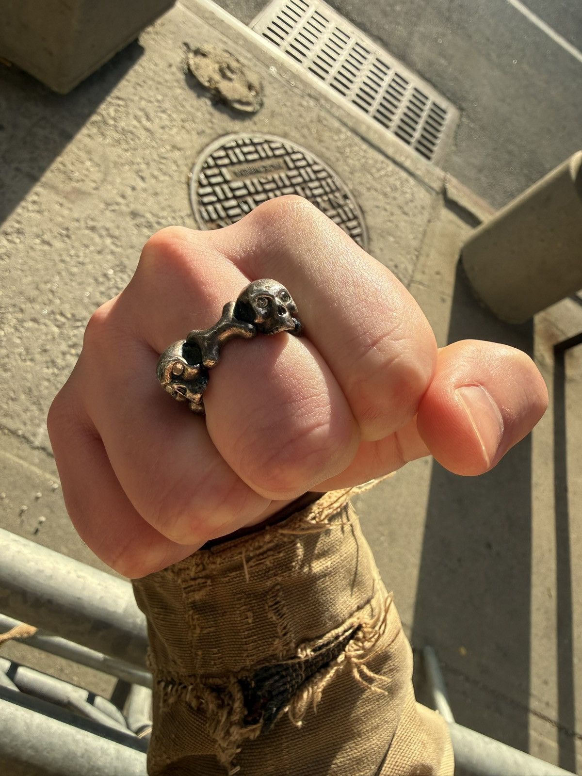 Stephen Webster Diamond Skull Ring Size ONE SIZE - 1 Thumbnail