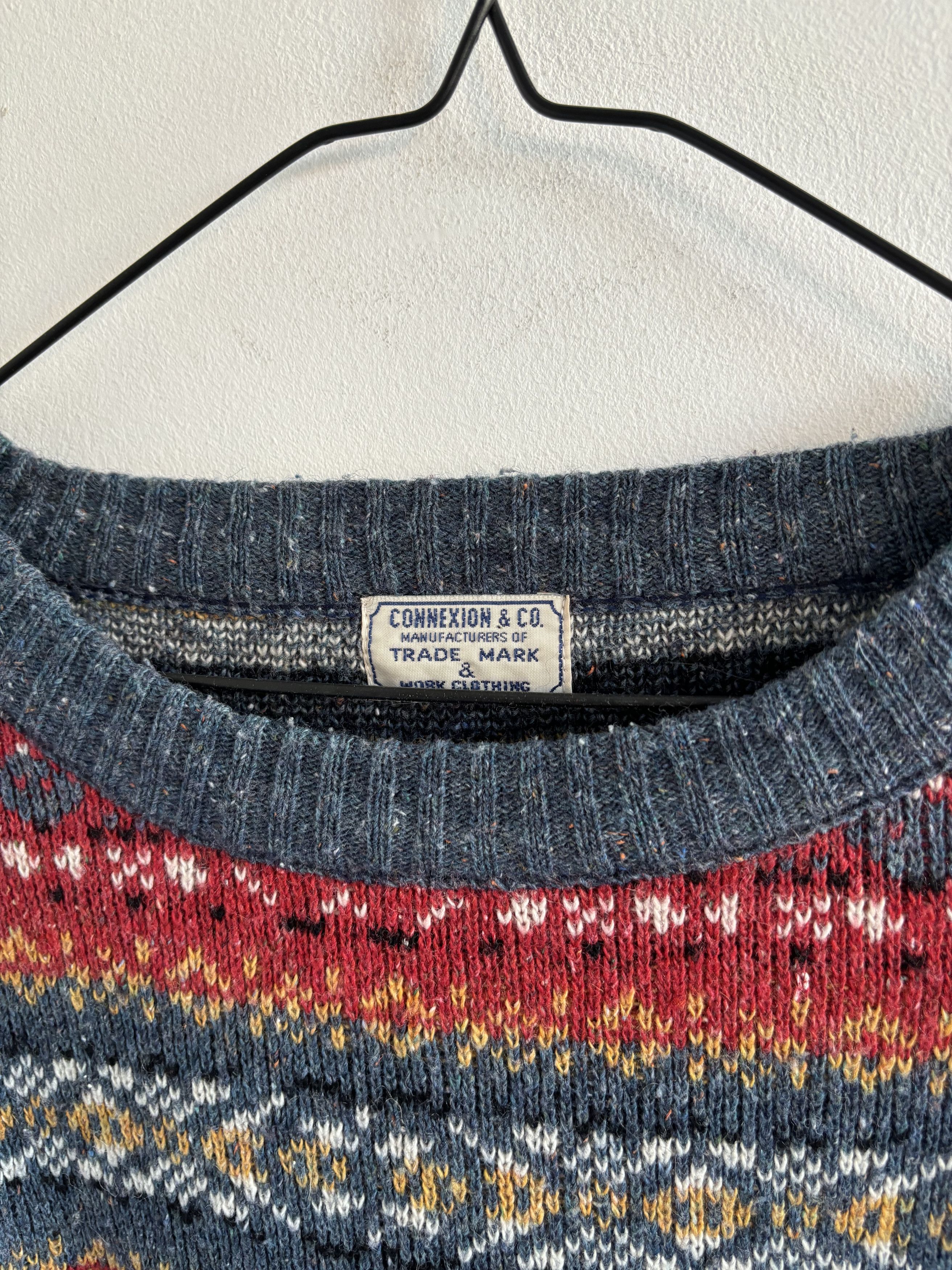Vintage Vintage Trashed Wool Sweater Size US M / EU 48-50 / 2 - 3 Thumbnail