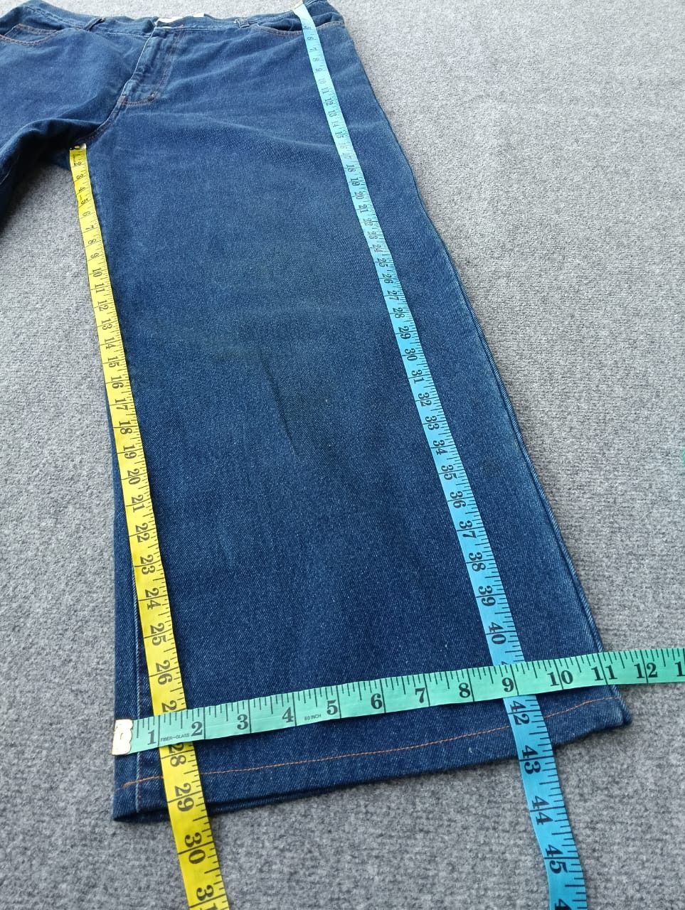Kansai Yamamoto 90s baggy KANSAI IMPACT Embroidered Eagle Denim Jeans Size US 36 / EU 52 - 7 Thumbnail