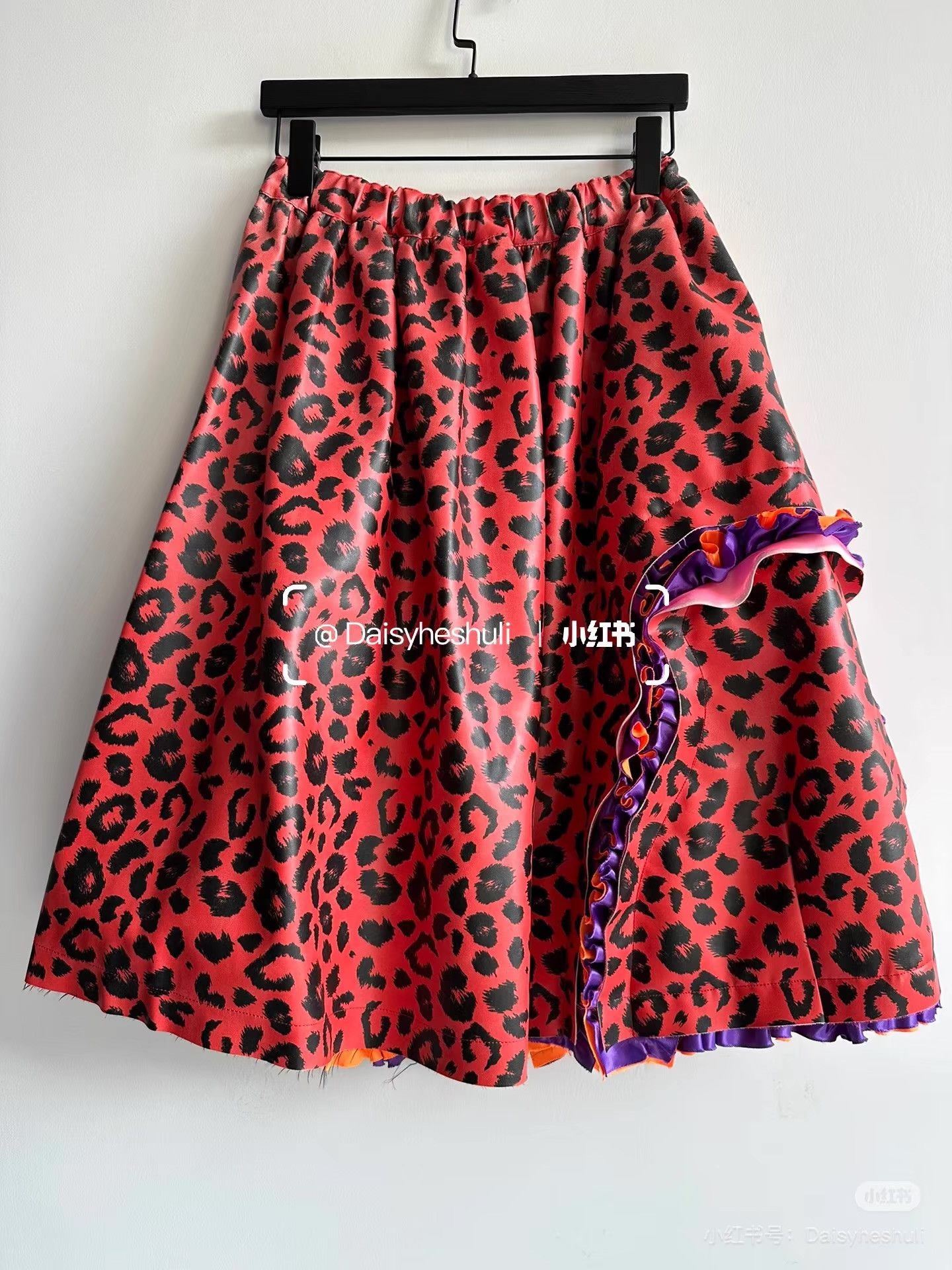 Comme des Garcons Comme des Garçons eopard print leather midi skir。Ｑ24 Size 32" / US 10 / IT 46 - 3 Thumbnail