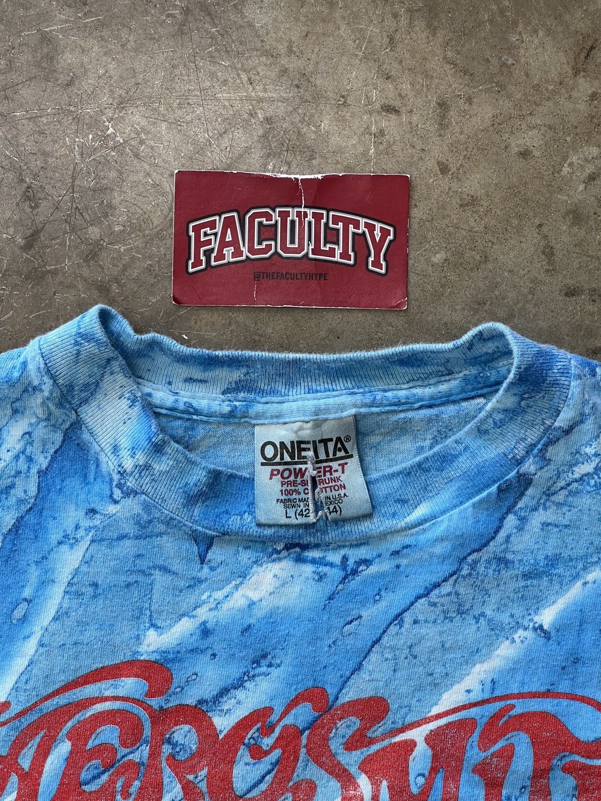 Band Tees × Vintage Vintage 1994 Aerosmith Tour Tee Single Stitch Tie Dye Large Size US L / EU 52-54 / 3 - 3 Thumbnail