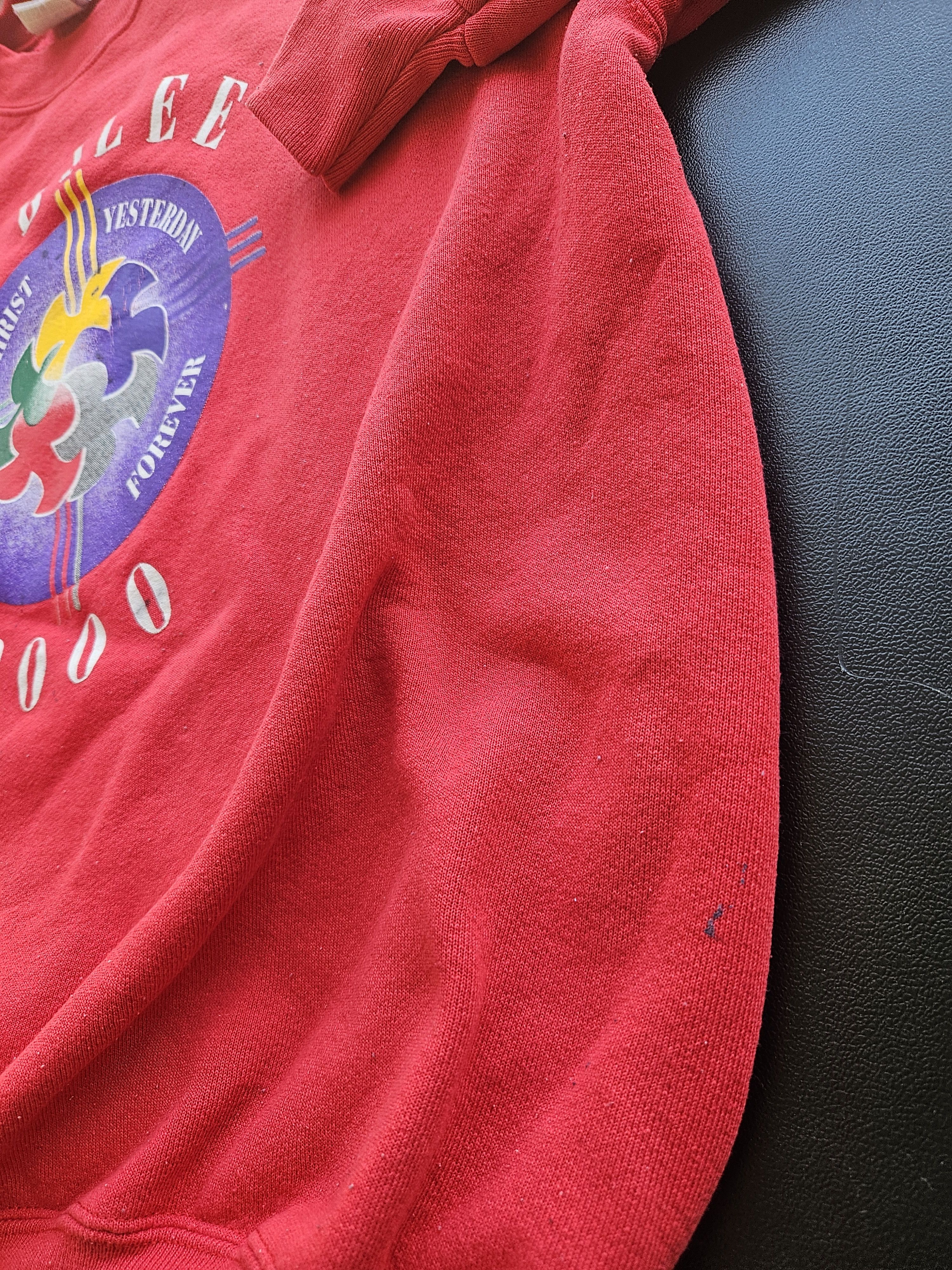 Hanes Jubilee Jesus Today Yesterday Forever Y2K Crewneck Sweater Size US L / EU 52-54 / 3 - 4 Thumbnail