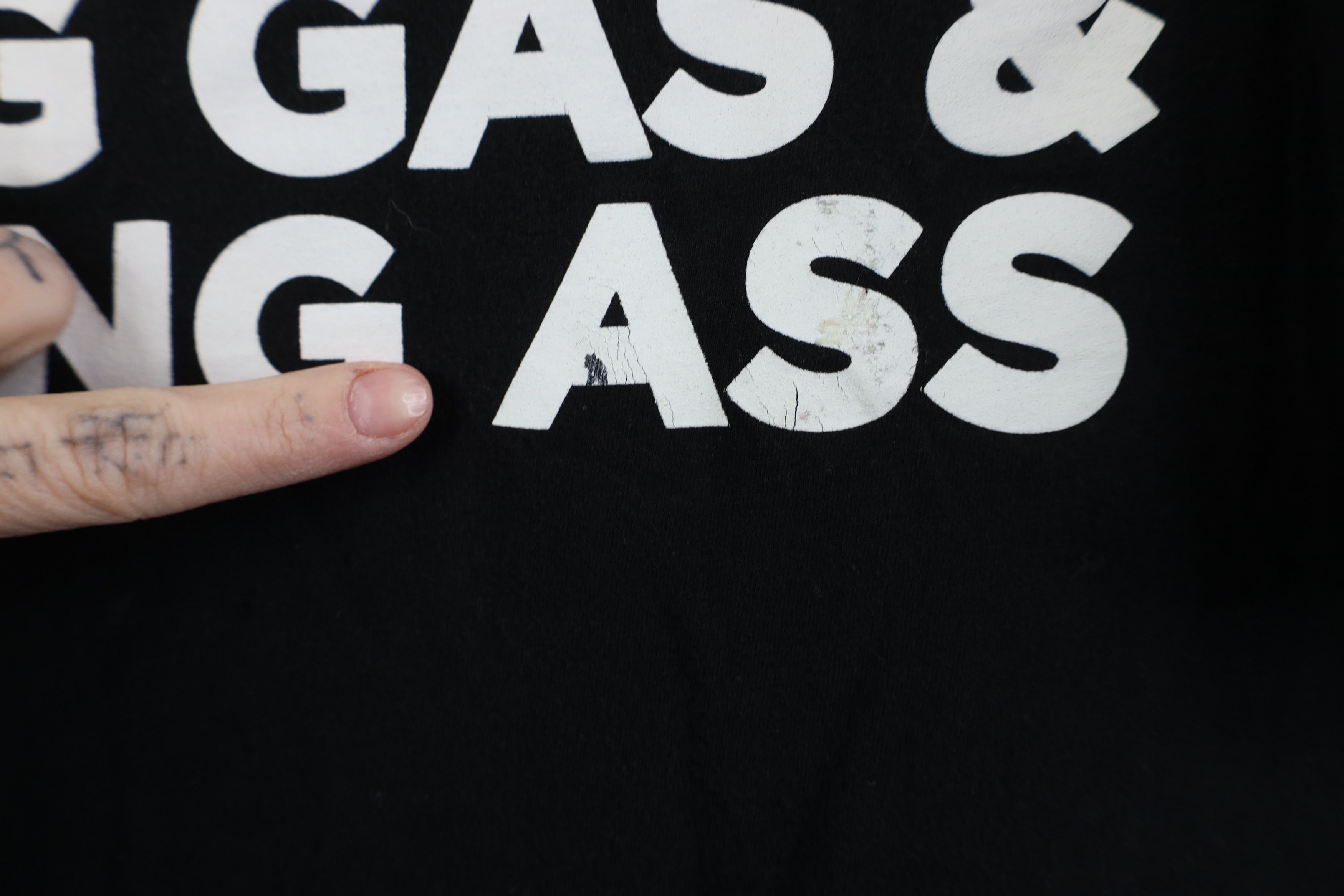Vintage FMF Flying Machine Factory Mixing Gas Hauling Ass T-Shirt Size US M / EU 48-50 / 2 - 9 Thumbnail