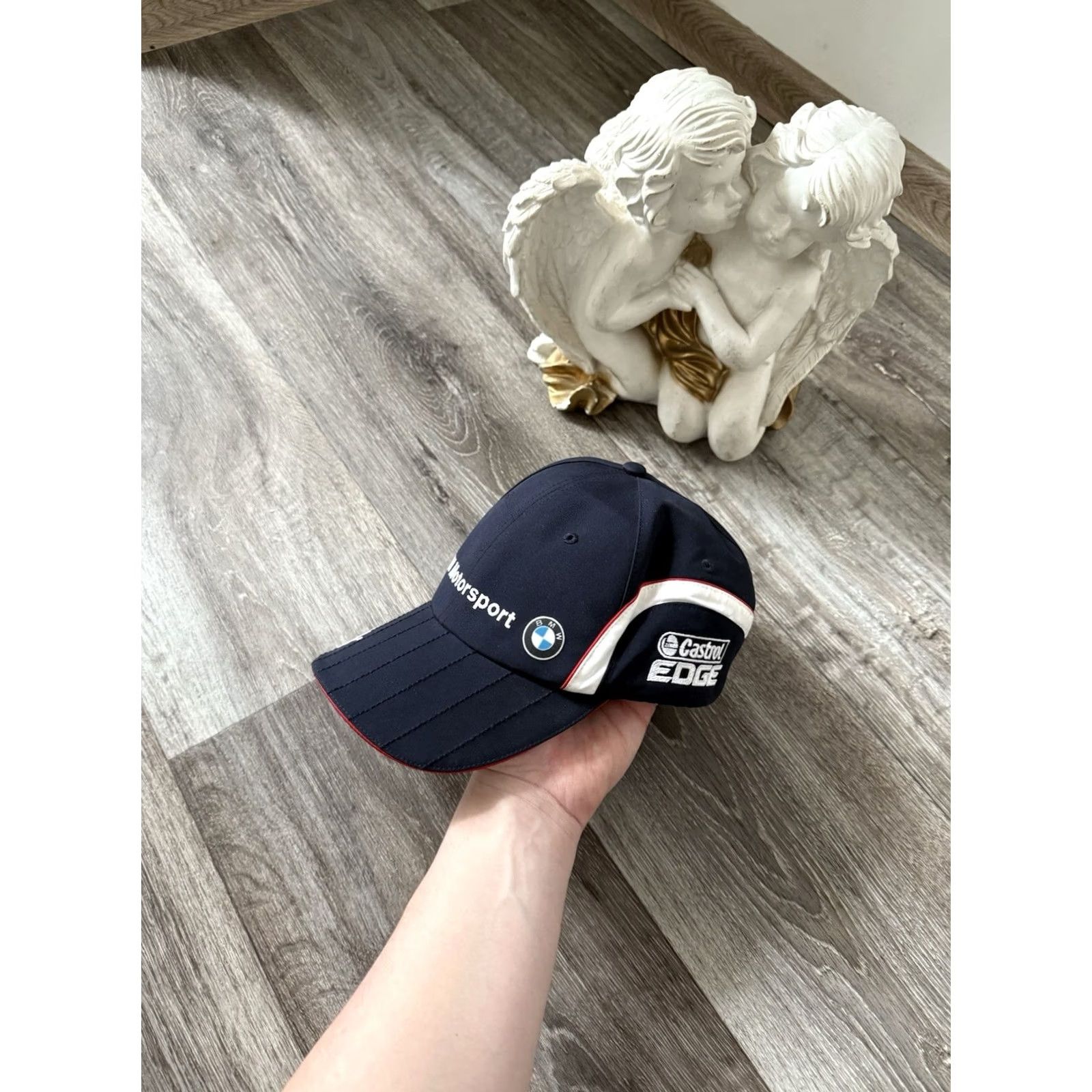 BMW VINTAGE BMW Motorsport Puma Baseball Cap Blue Men’s One Size Baseball Cap Mens Blue 90s Puma BMW Cap Size ONE SIZE - 3 Thumbnail