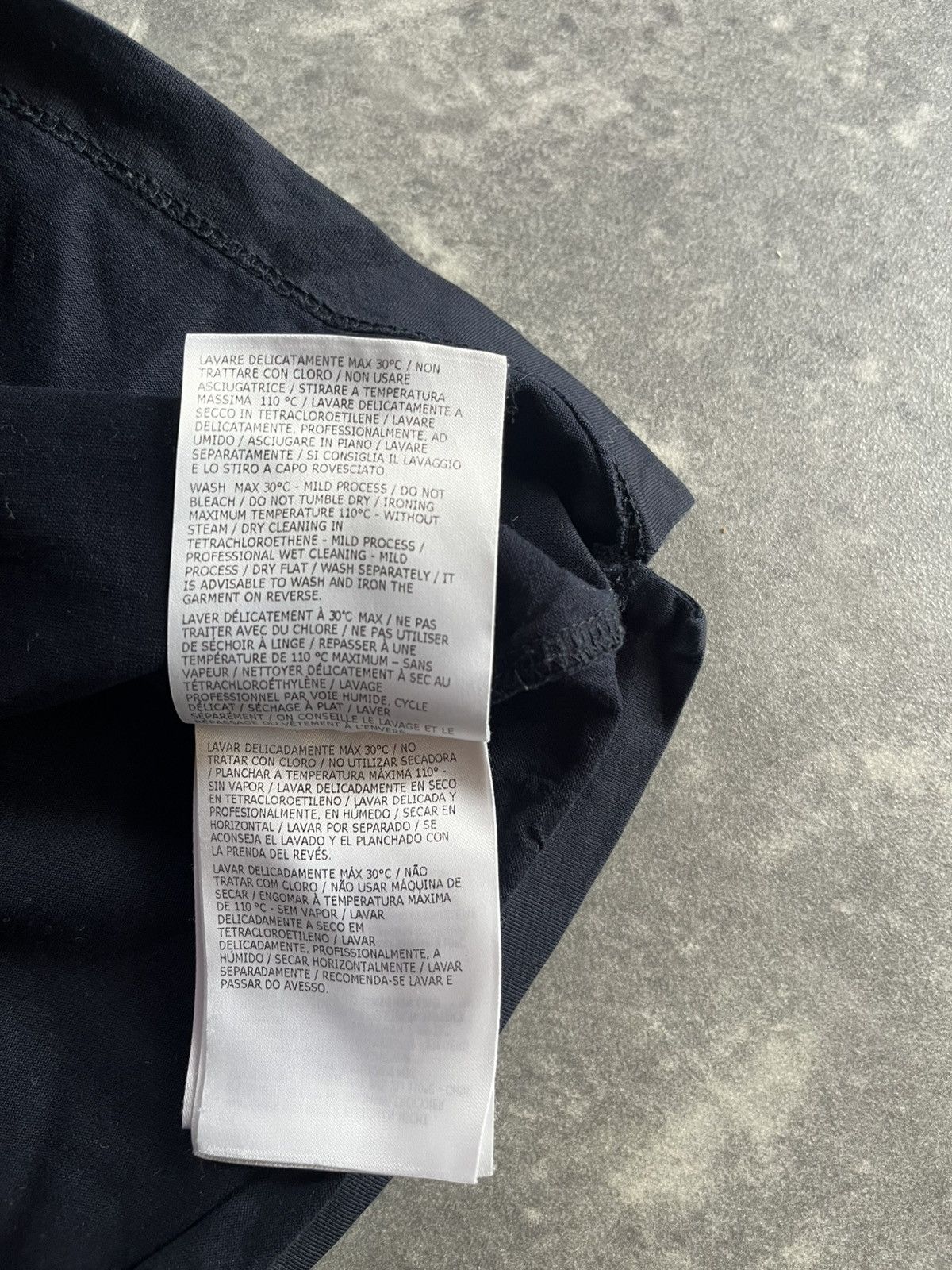 Moncler Moncler Maglia Patch Logo Navy Blue Pocket Tee L XL Size US XL / EU 56 / 4 - 10 Thumbnail
