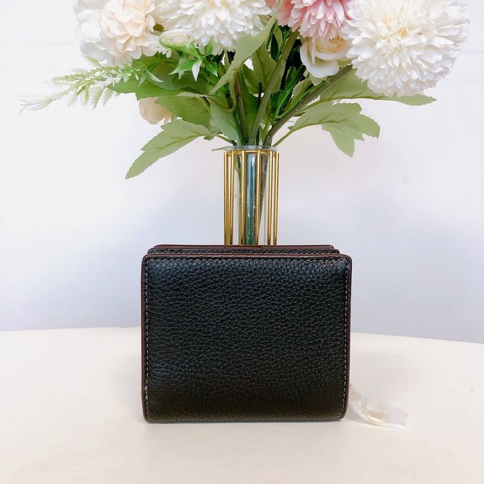 Coach Coach CM216 Snap Wallet With Coach Heritage IN Black | Grailed