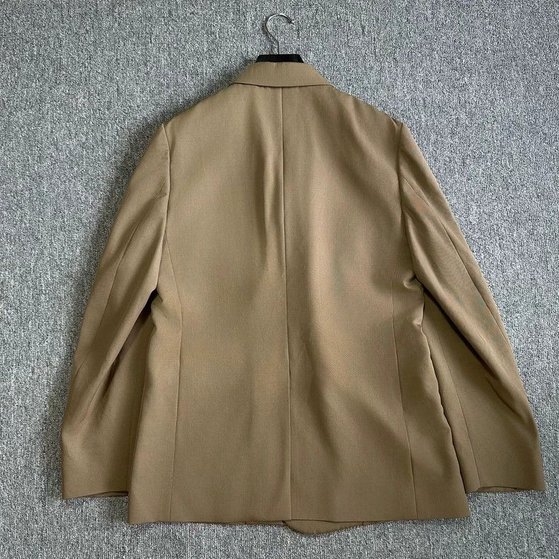 Dior Dior Light brown gun collar streamer double-breasted wool Size 50R - 4 Thumbnail