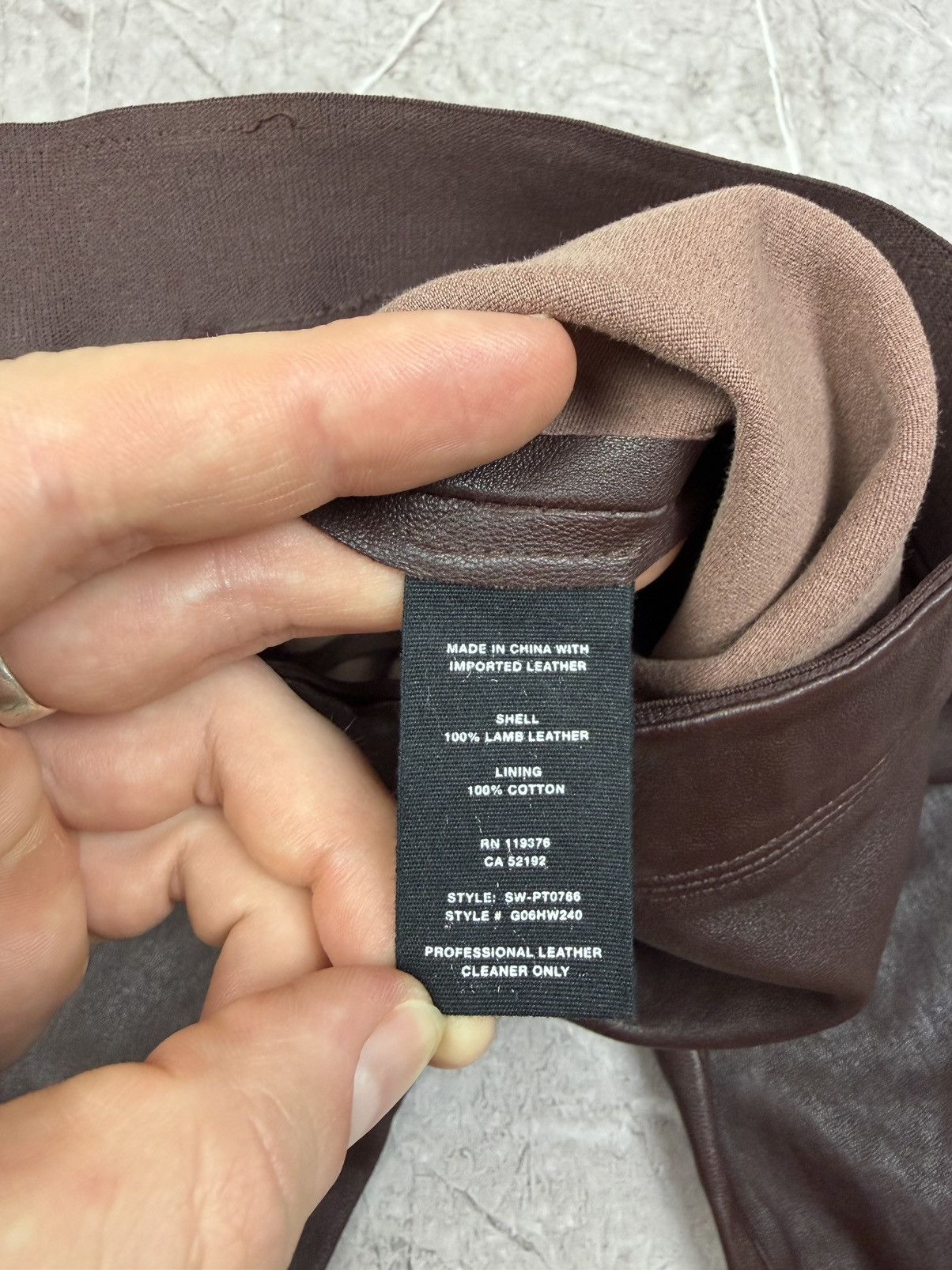 Helmut Lang Helmut Lang leather leggins Size 26" / US 2 / IT 38 - 5 Thumbnail