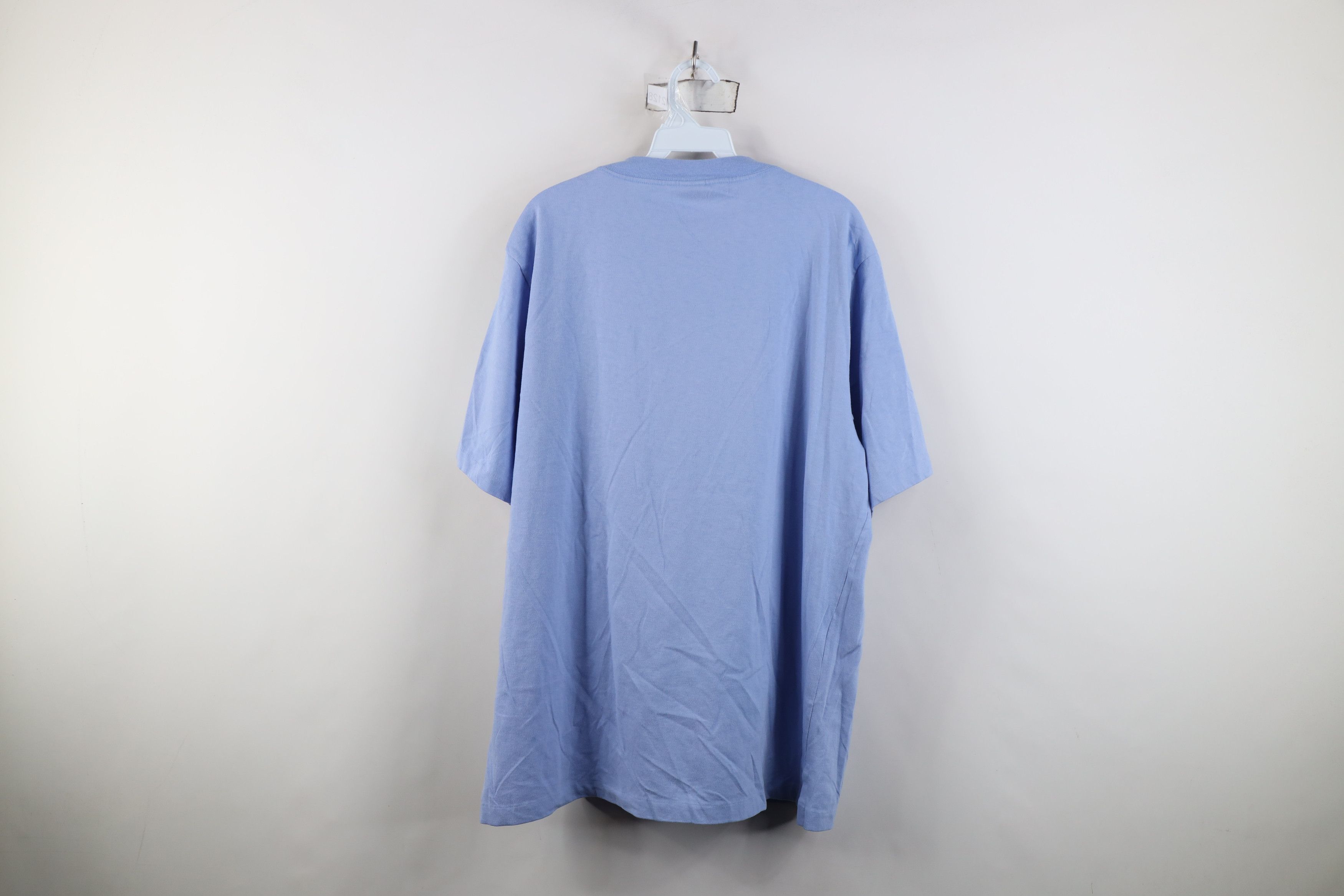 Lands' End Vintage 90s Lands End Heavy Cotton T-Shirt Light Blue USA Size US L / EU 52-54 / 3 - 9 Thumbnail