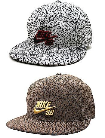 Nike NIKE SB Elephant Print Cement Fitted Hat Size ONE SIZE - 10 Thumbnail