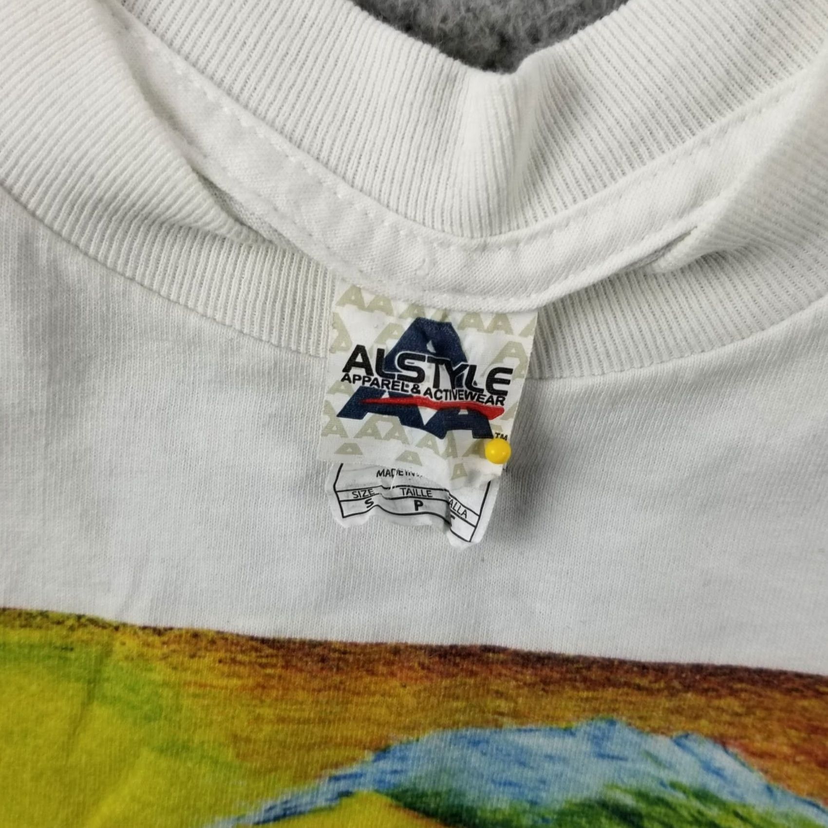 Vintage Vintage Parrot Shirt Men M White Logo Tee Animals Bird T-Shirt 2000s Mens Size US M / EU 48-50 / 2 - 3 Thumbnail