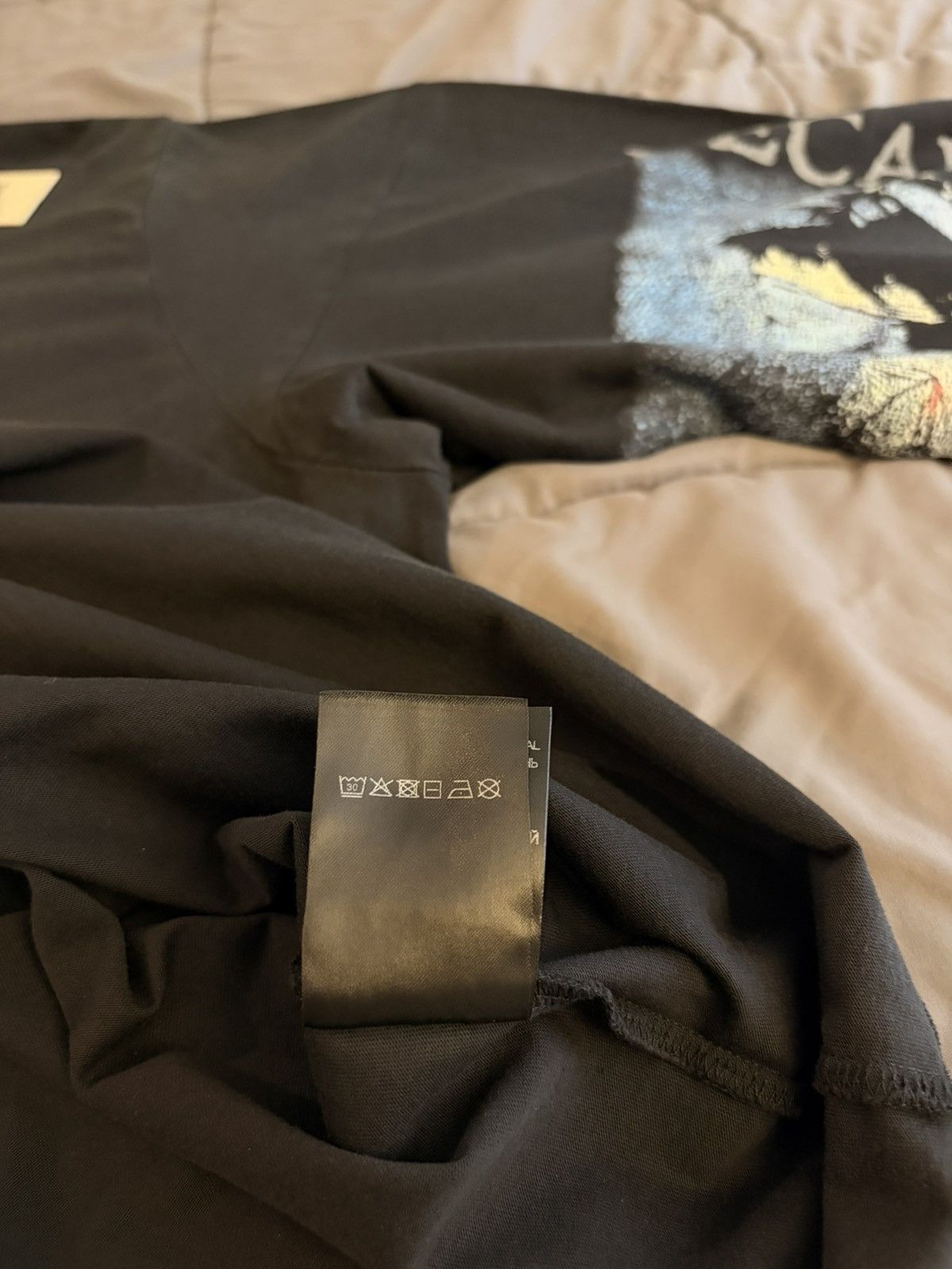 Vetements Cof Decadence Cut-Up Long Sleeve T-Shirt - Black Size US L / EU 52-54 / 3 - 8 Thumbnail