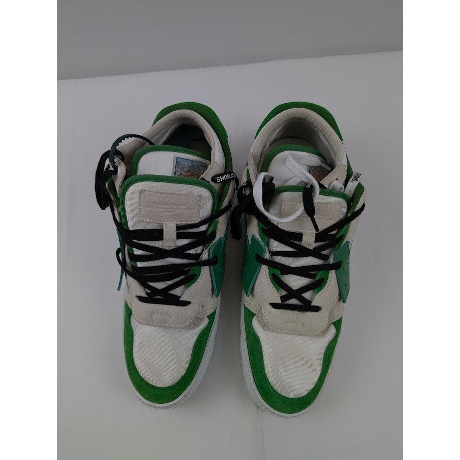 Off-White o1rshd1 Floating Arrow Sneakers in White / Green Size US 13 / EU 46 - 16 Thumbnail