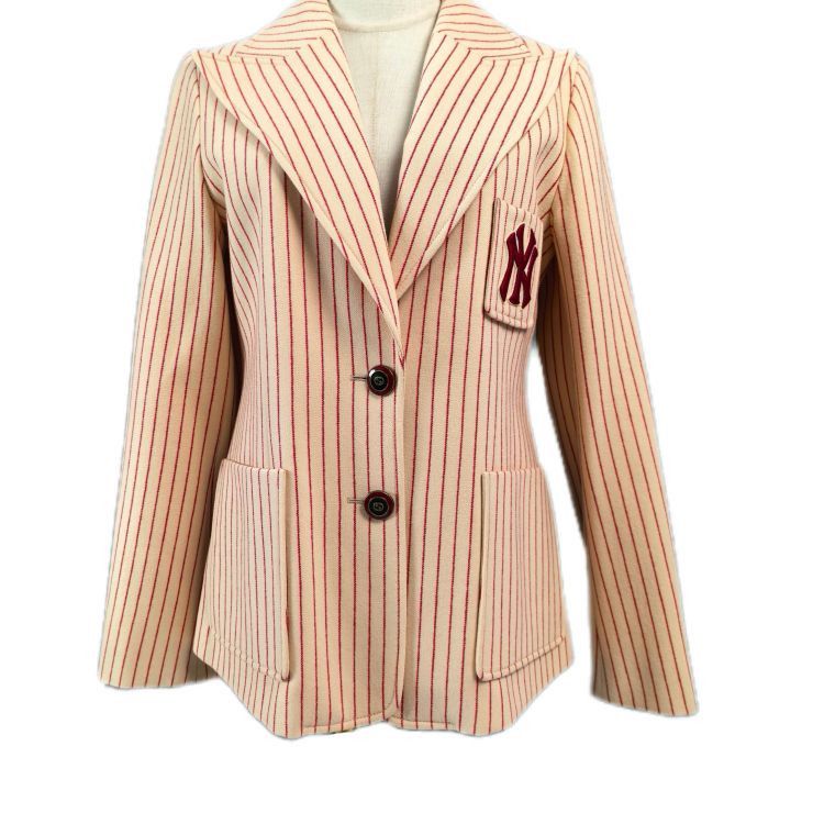 Gucci Gucci Striped MLB Blazer IT 40 Size S / US 4 / IT 40 - 1 Thumbnail