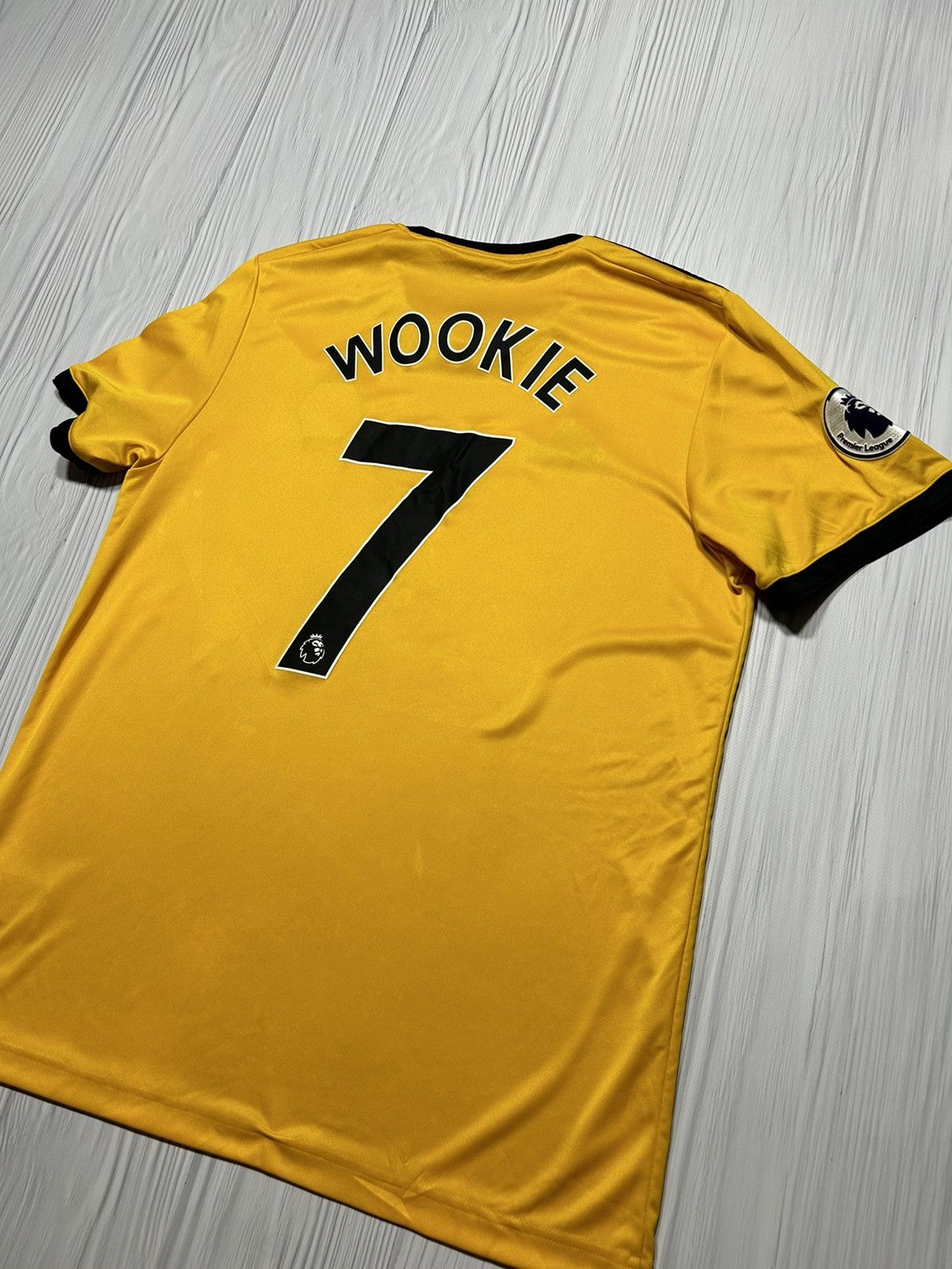 Adidas 7 WOOKIE Wolverhampton 2018/19 Adidas Soccer Jersey Size L Size US L / EU 52-54 / 3 - 12 Thumbnail