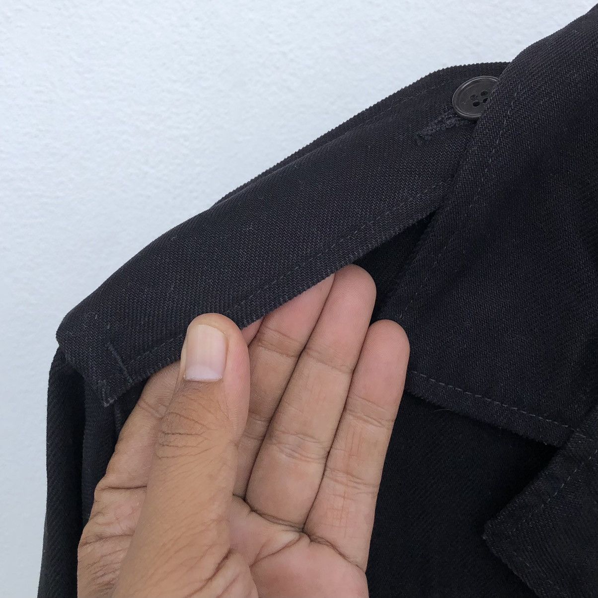 A.P.C. APC Men's Military Black Button Up Field Jacket Size US M / EU 48-50 / 2 - 6 Thumbnail