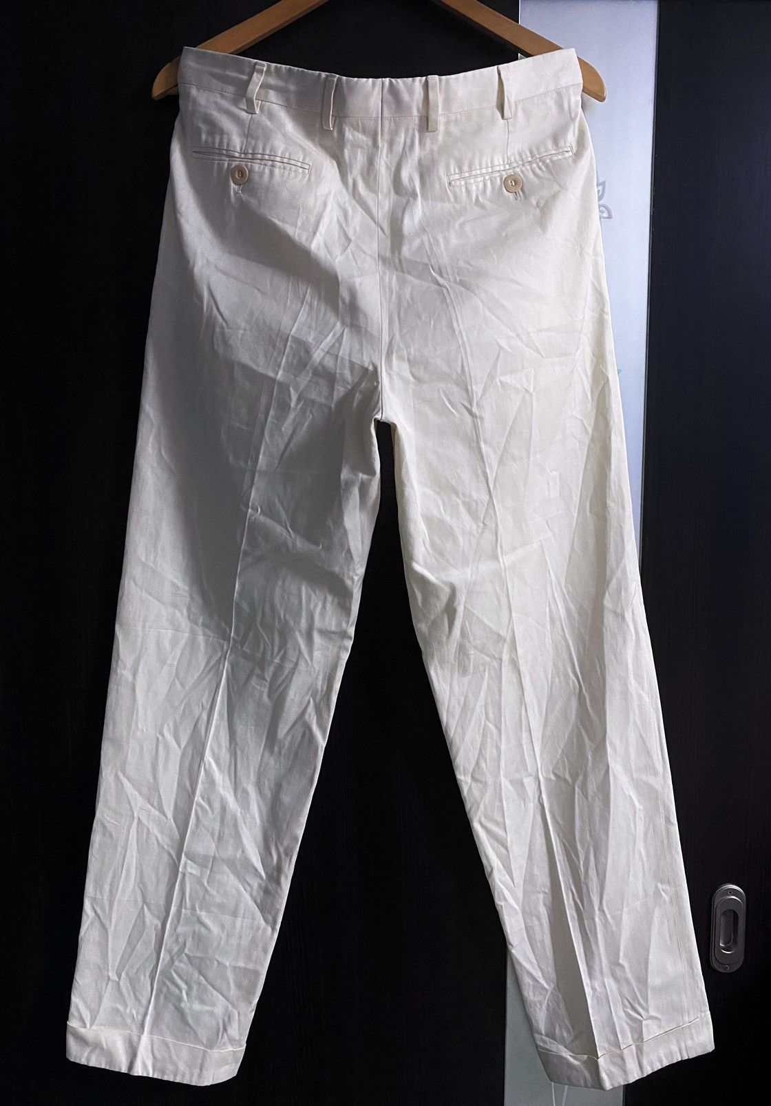 Brioni Brioni Roma Beige Pleated Casual Luxury Chino Pants Trousers Size US 31 - 3 Thumbnail