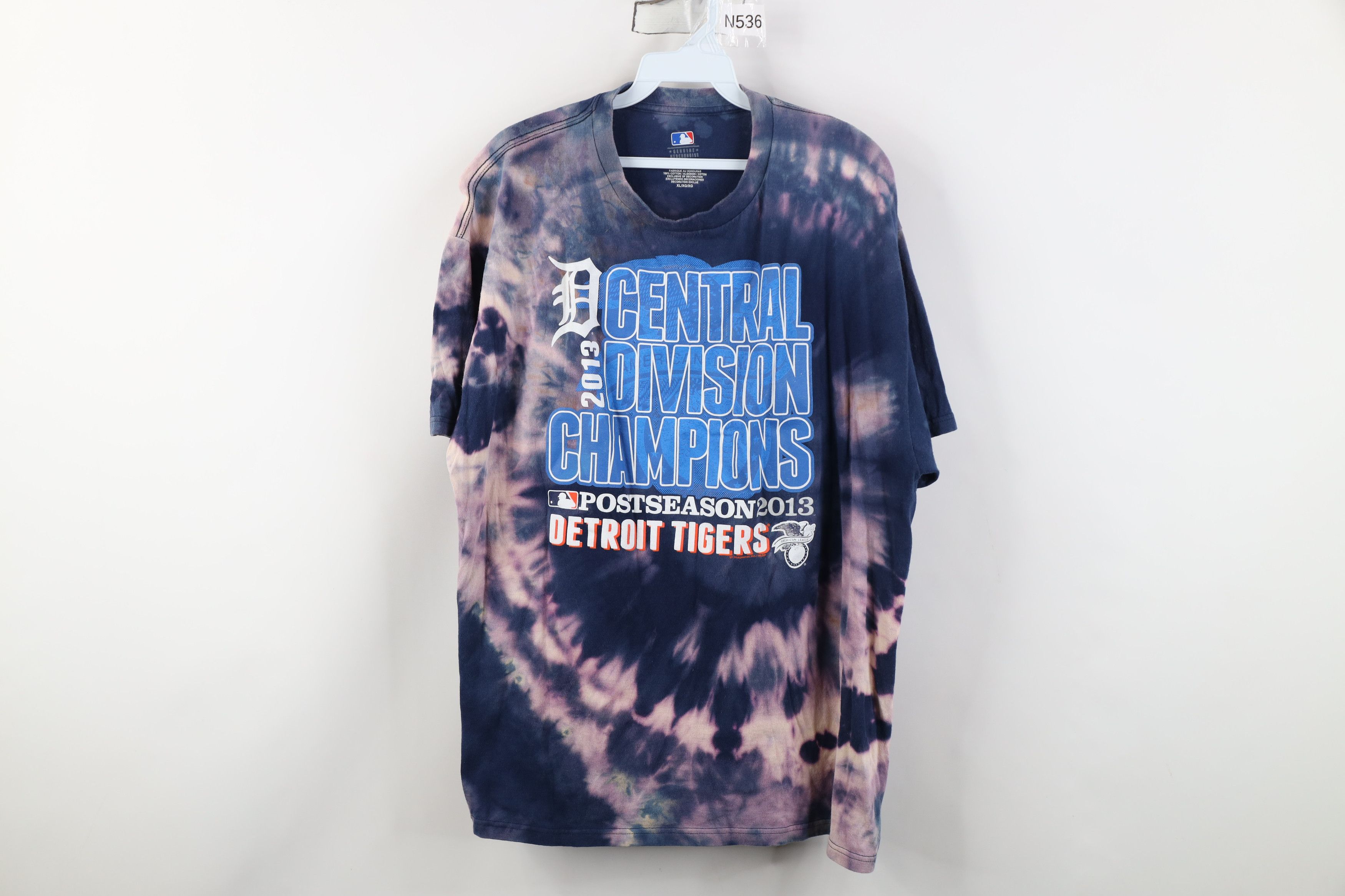 Vintage Y2K MLB 2013 Central Champions Detroit Tigers T-Shirt Size US XL / EU 56 / 4 - 1 Thumbnail