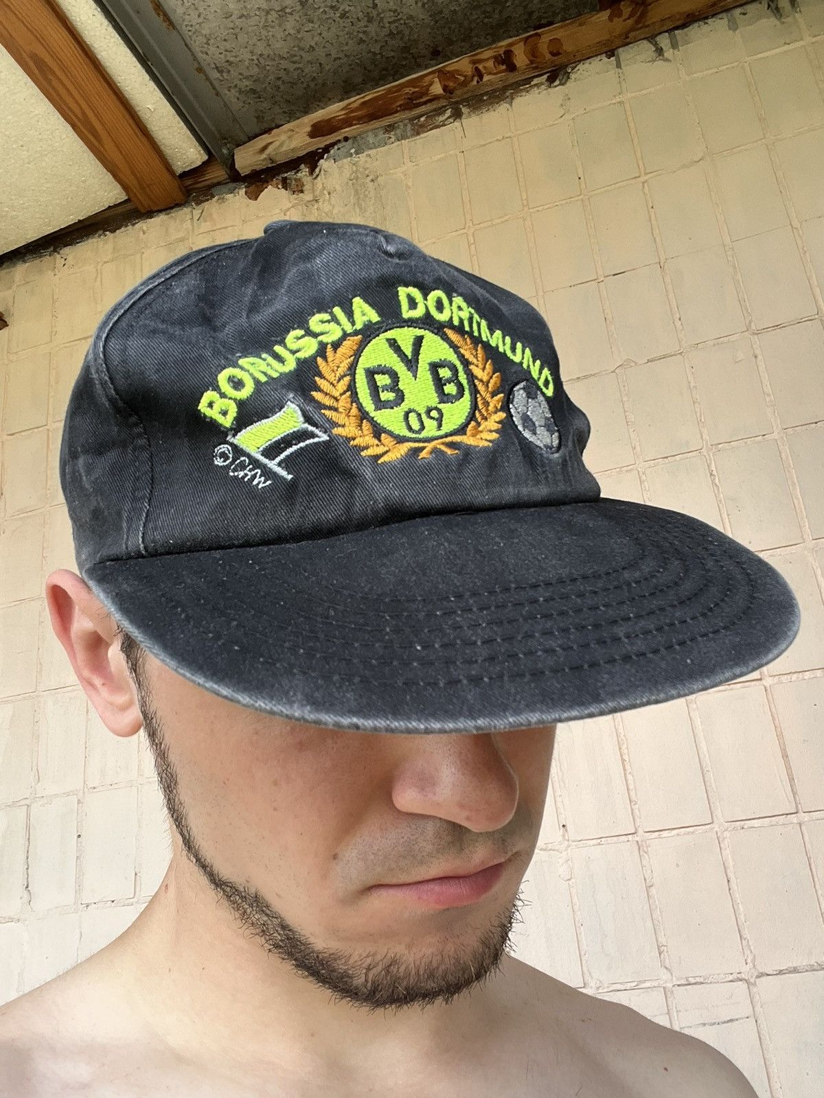 Nutmeg Vintage Borussia Dortmund Cap BVB Nutmeg Snapback Size ONE SIZE - 20 Thumbnail