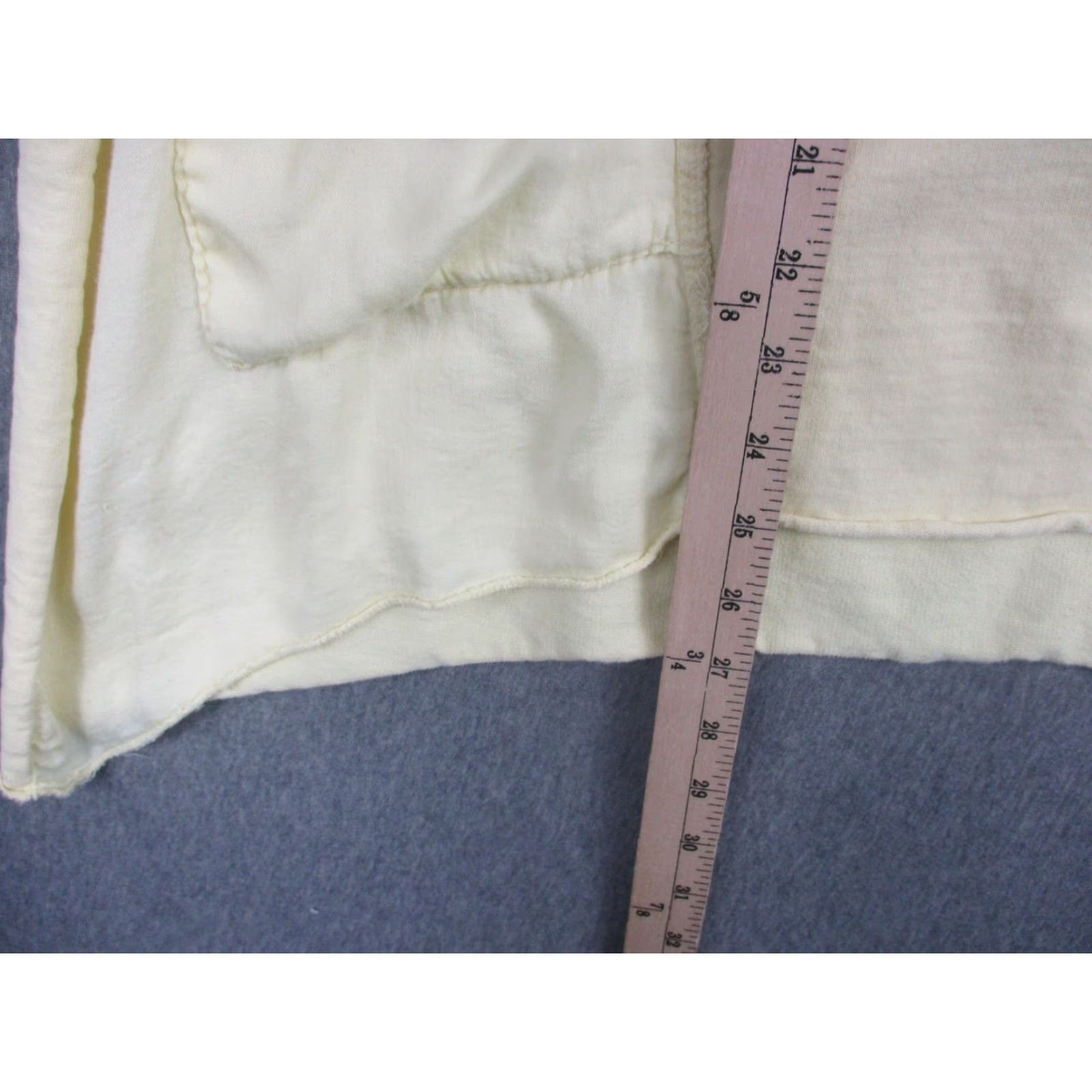 AMOMENTO Vintage Moment Womens Tunic Shirt L White 100% Cotton Pockets Italy Size L / US 10 / IT 46 - 3 Thumbnail