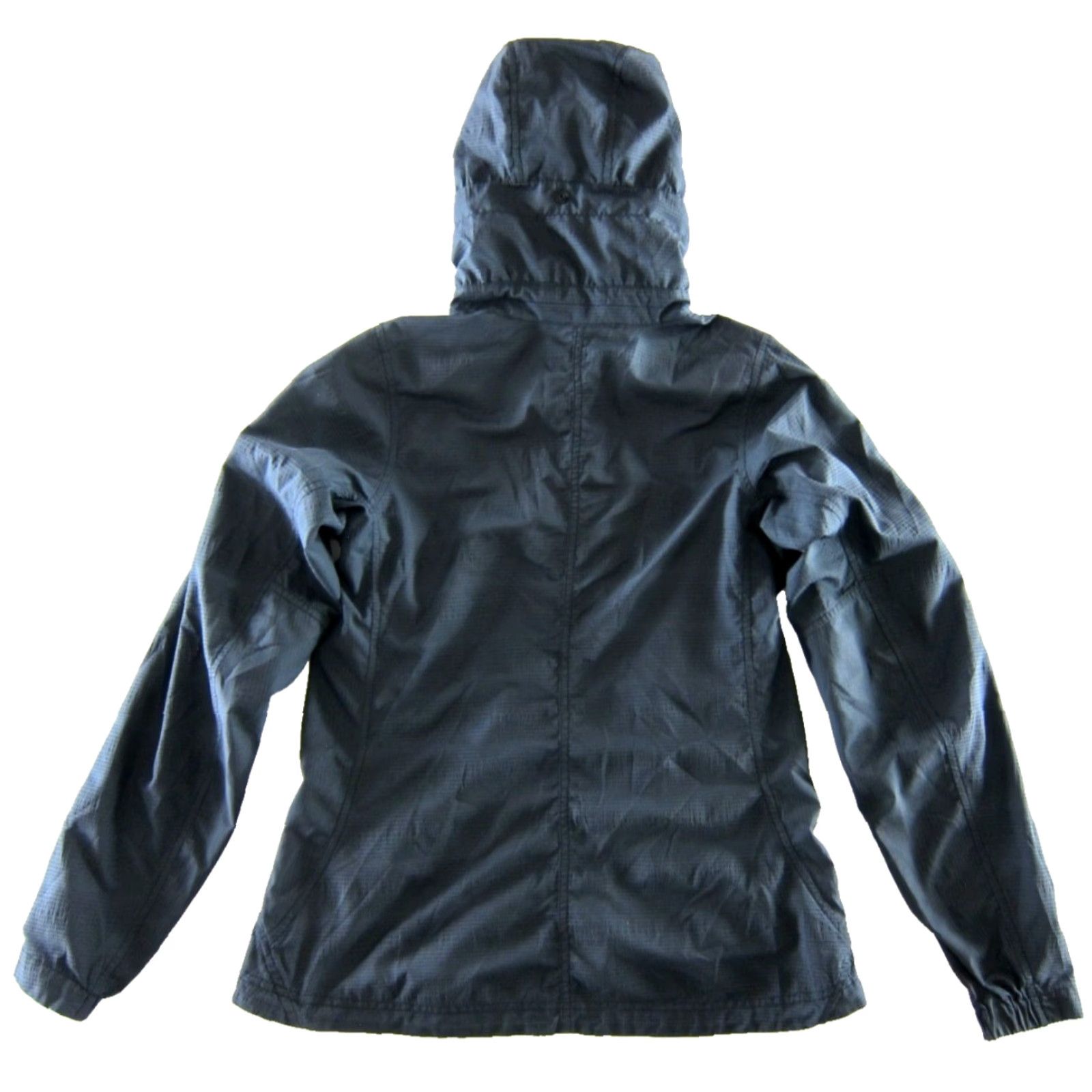 Vintage Nau Grey Eco Circle Lightweight Hooded Windbreaker Jacket M Gray Quilted Hooded Zip Long Sleeve Regular Womens Size M / US 6-8 / IT 42-44 - 2 Thumbnail