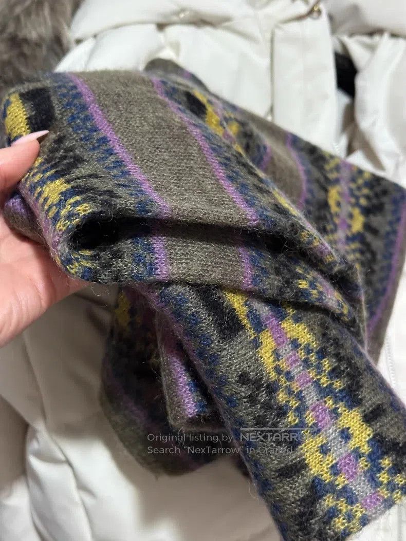 Vivienne Westwood Vivienne Westwood Vintage Scarf with Fair Isle Style Size ONE SIZE - 4 Thumbnail