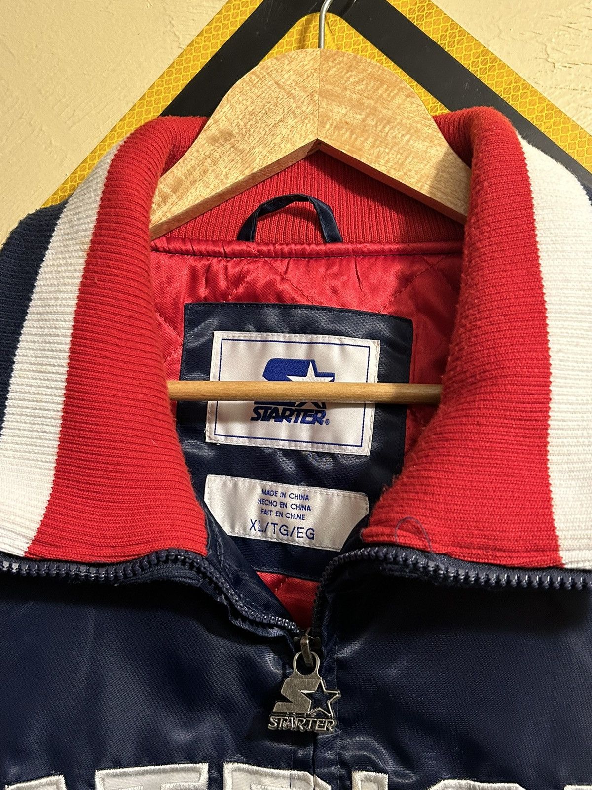 Starter × Vintage Vintage 90s patriots starter jacket Size US XL / EU 56 / 4 - 2 Thumbnail