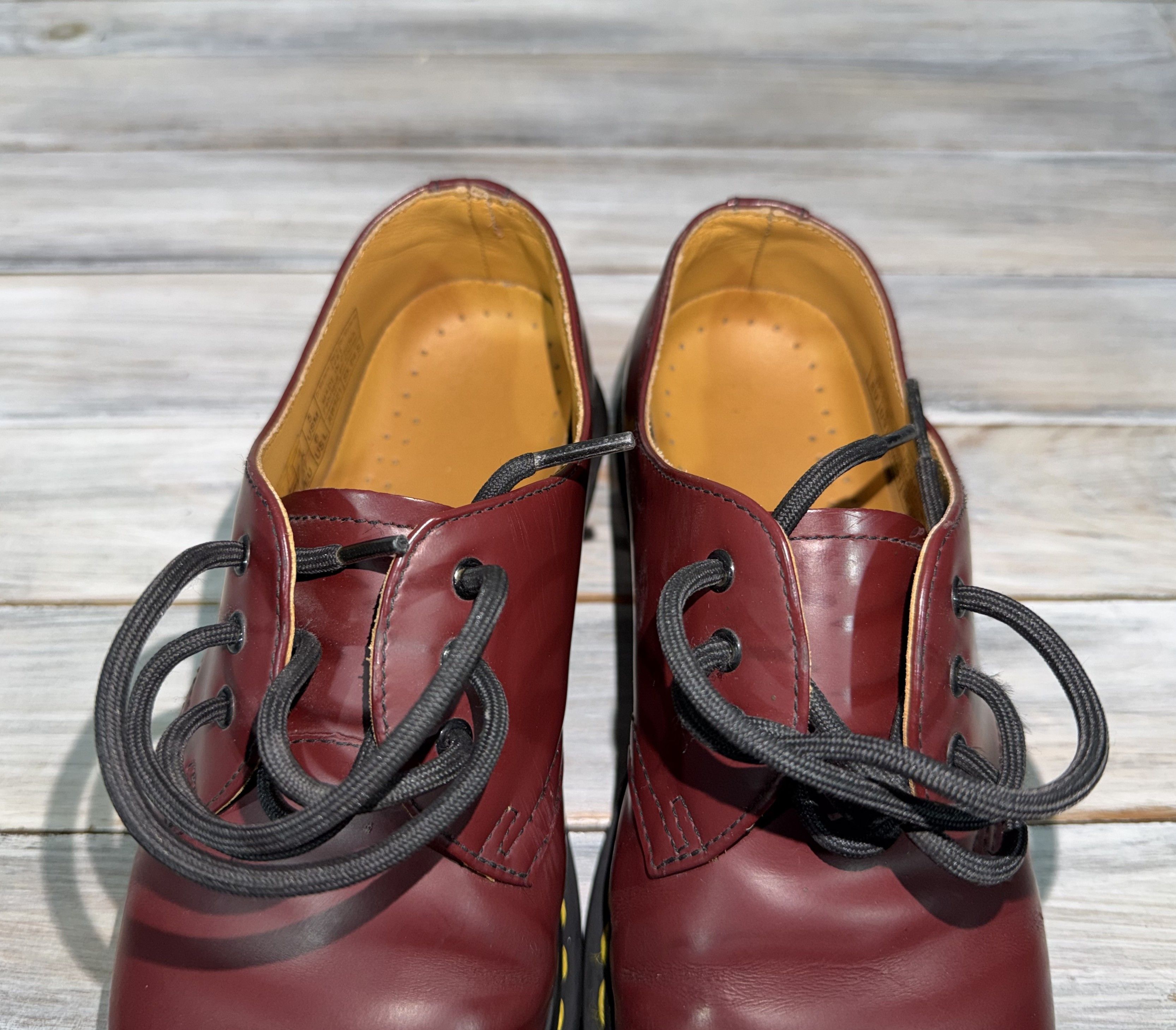 Dr. Martens Dr Martens 1461 Cherry Red Leather Lace Up Shoes Casual Size US 6 / IT 36 - 23 Thumbnail