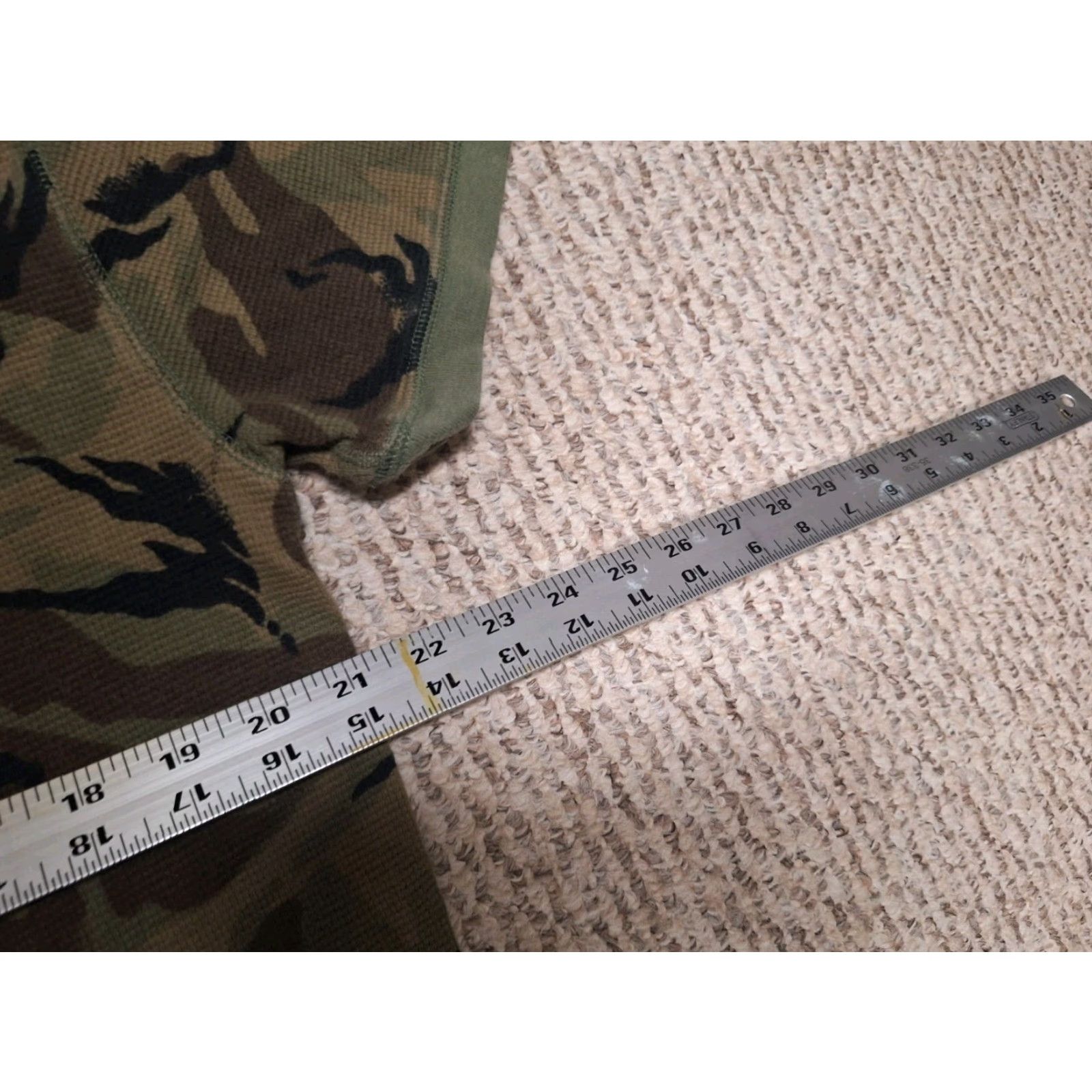 Ralph Lauren Polo Ralph Lauren T-Shirt Mens L Green Camouflage Crewneck Short Sleeve Logo Embroidered Cotton Hunting Size US L / EU 52-54 / 3 - 3 Thumbnail