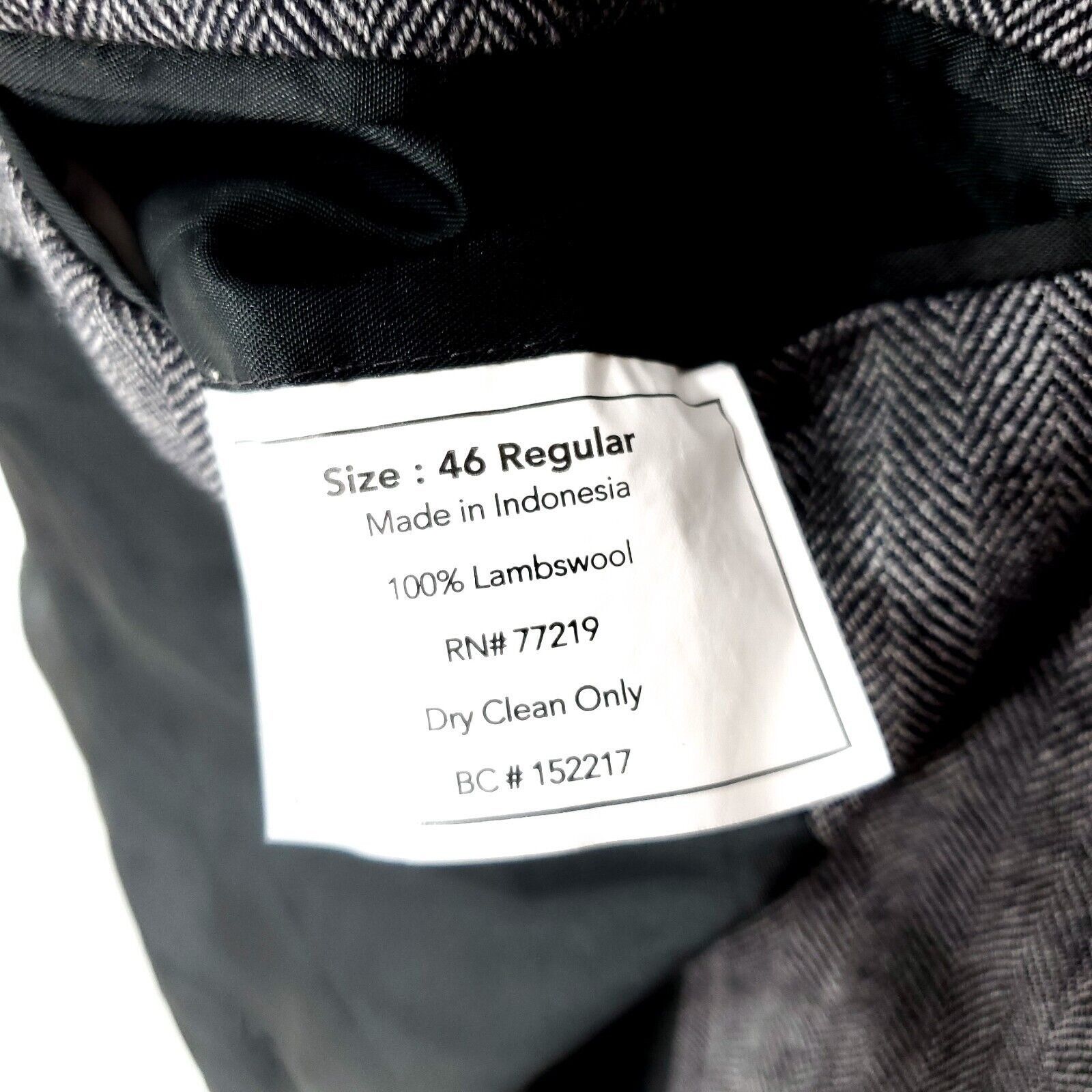 Joseph & Feiss Joseph & Feiss Gold Tweed Lambswool 2 Button Sport Coat 44R Size 44R - 8 Thumbnail