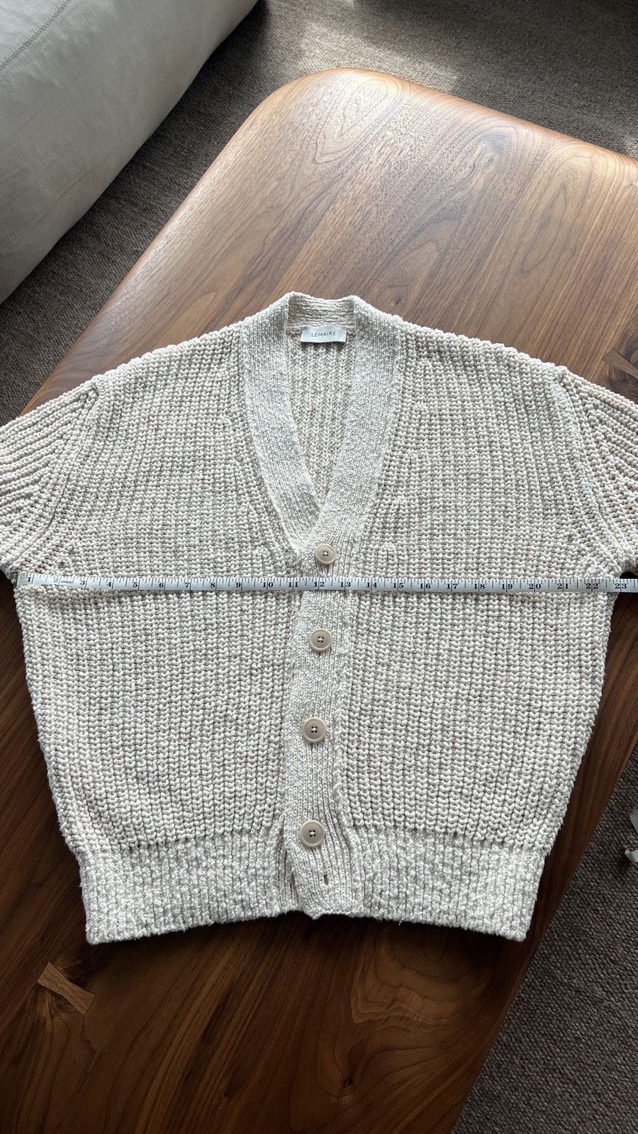 Lemaire BNWT - Lemaire Ribbed Cotton Cardigan Size US XS / EU 42 / 0 - 4 Thumbnail