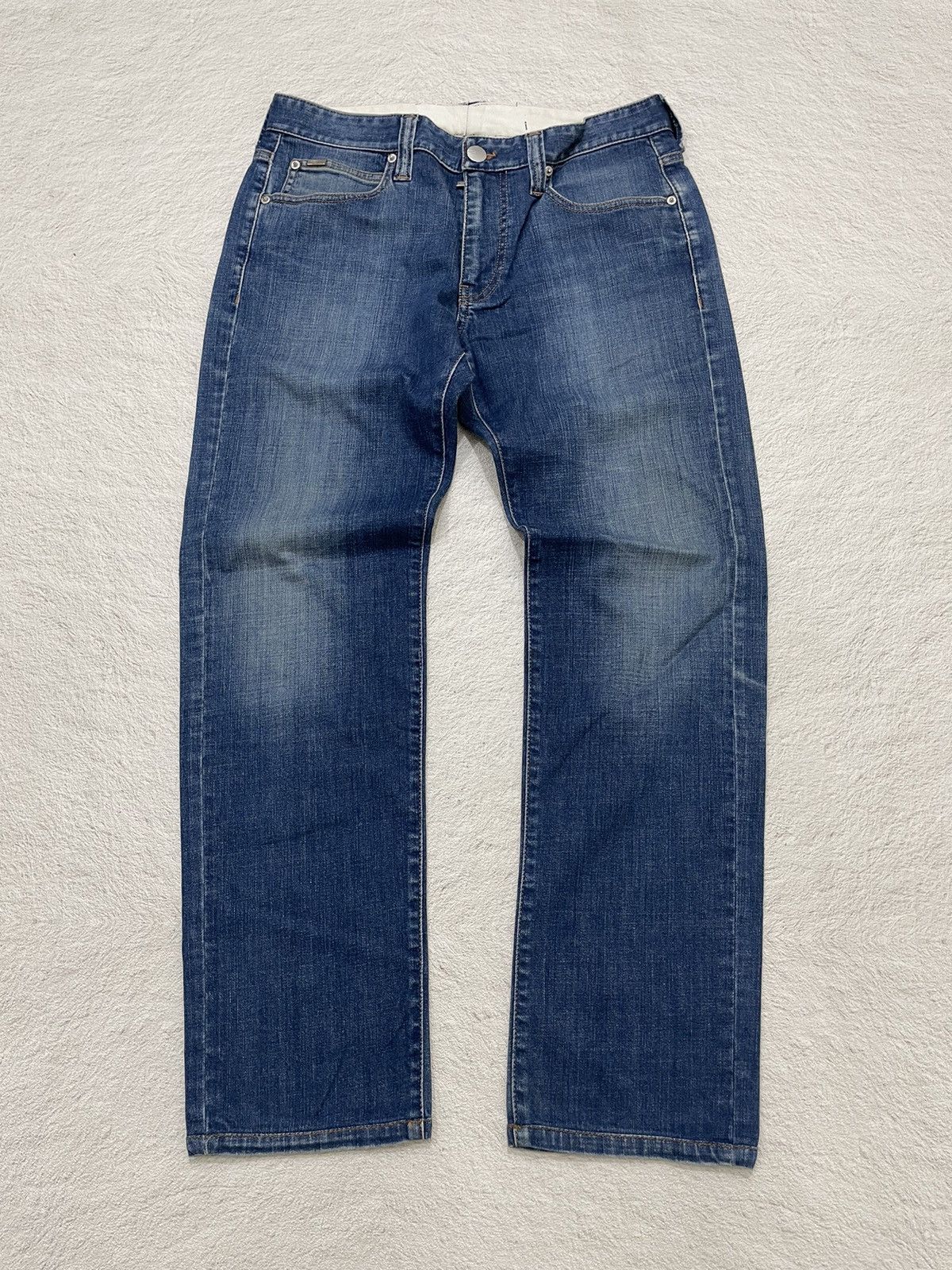 Giorgio Armani × If Six Was Nine × Le Grande Bleu (L.G.B.) Armani Jeans by Giorgio Armani Vintage Size US 31 - 1 Thumbnail