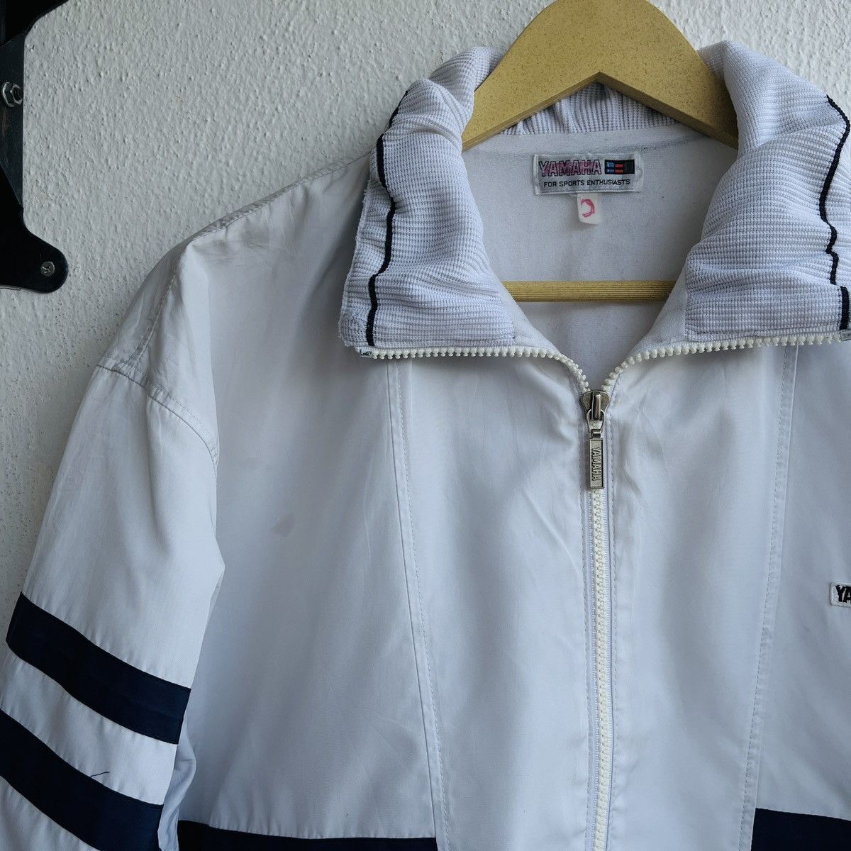 Other Real Vintage Rolland Garros Tournament 80s Yamaha Bomber Size US M / EU 48-50 / 2 - 5 Thumbnail