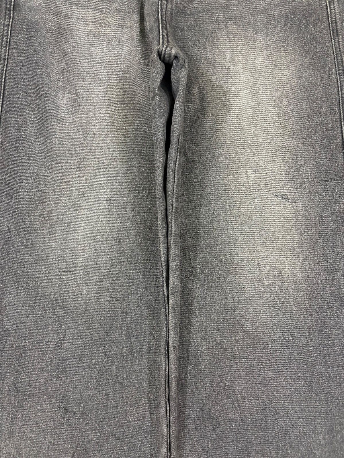 Other Vintage Japanese Faded Wash Distress Wide Leg Baggy Jeans Size 28" / US 6 / IT 42 - 5 Thumbnail