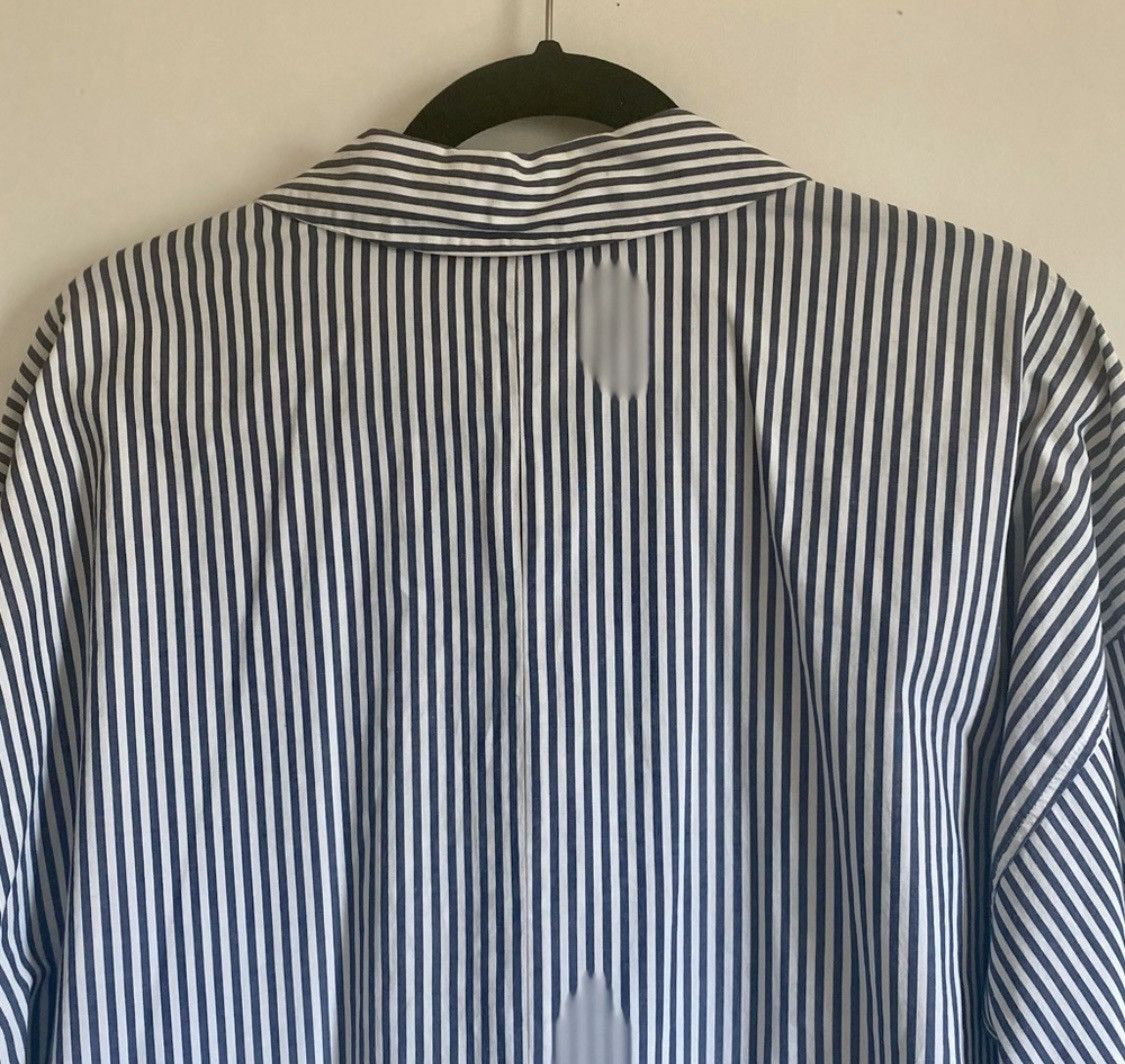 Michael Kors MICHAEL KORS STRIPED HALF ZIP 3/4 SLEEVE TOP BLOUSE Size M / US 6-8 / IT 42-44 - 14 Thumbnail