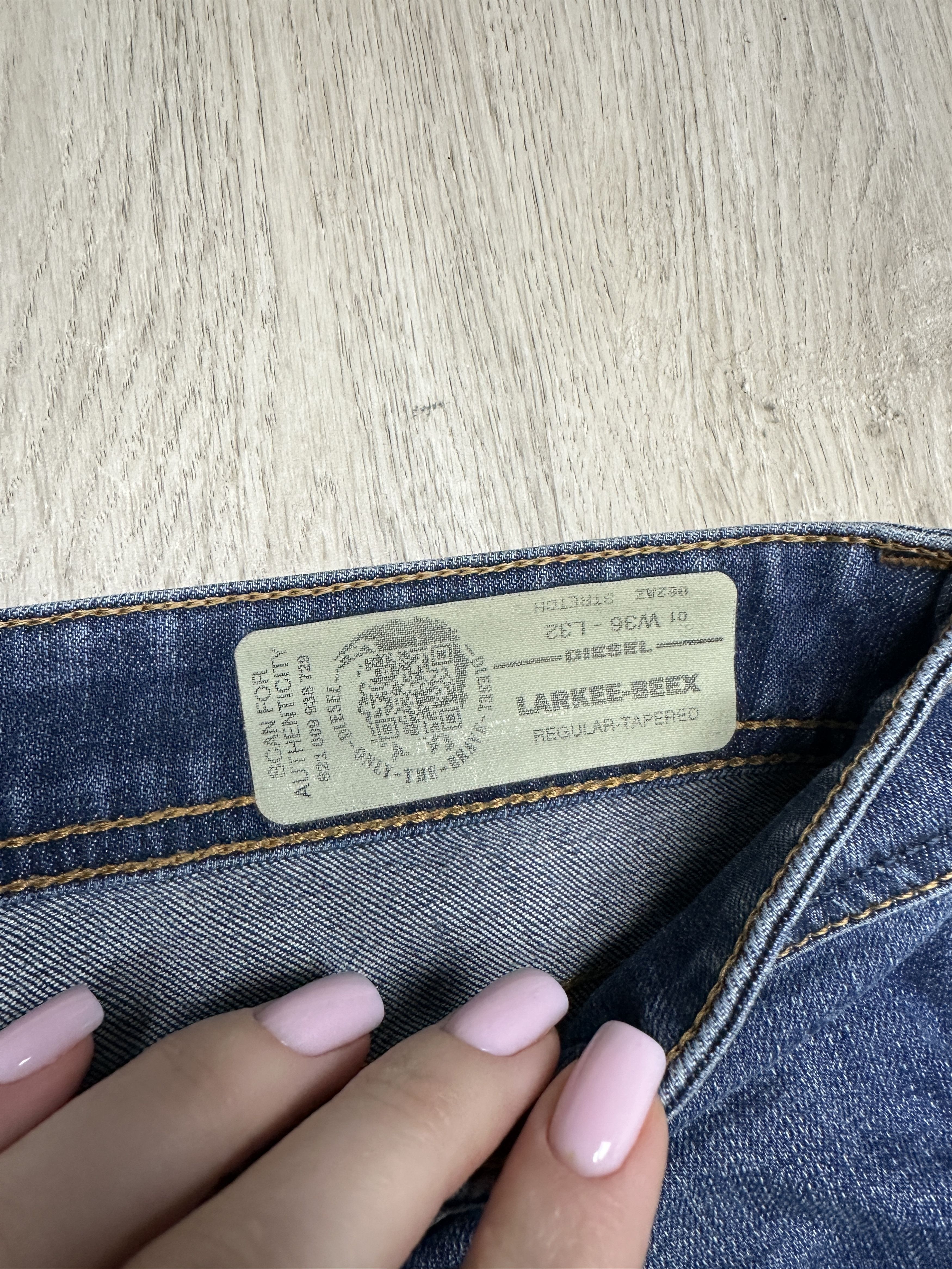 Diesel Diesel Larkee-Beex Mens Denim Pants Jeans Size US 36 / EU 52 - 7 Thumbnail