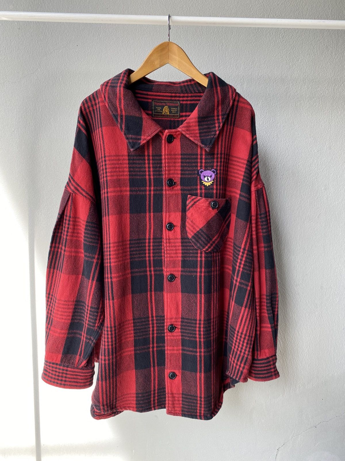 Hysteric Glamour Hysteric Slamom Red Plaid Cozy Shirt Size US L / EU 52-54 / 3 - 1 Thumbnail