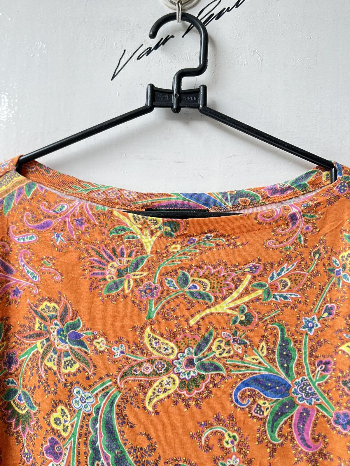 Ralph Lauren RALPH LAUREN Paisley Bandana Motive Orange T-shirt Size US XS / EU 42 / 0 - 13 Thumbnail