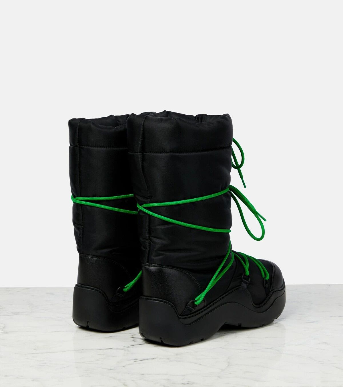 Bottega Veneta o1y0725 Padded Ankle Boots in Black Size US 5 / IT 35 - 2 Thumbnail