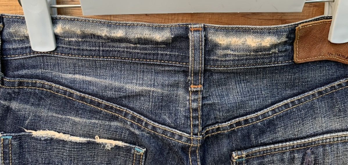 Levi's 🔥🔥 Levis Selvedge Blue Line Curve Bootcut Denim Jeans Size US 28 / EU 44 - 17 Thumbnail