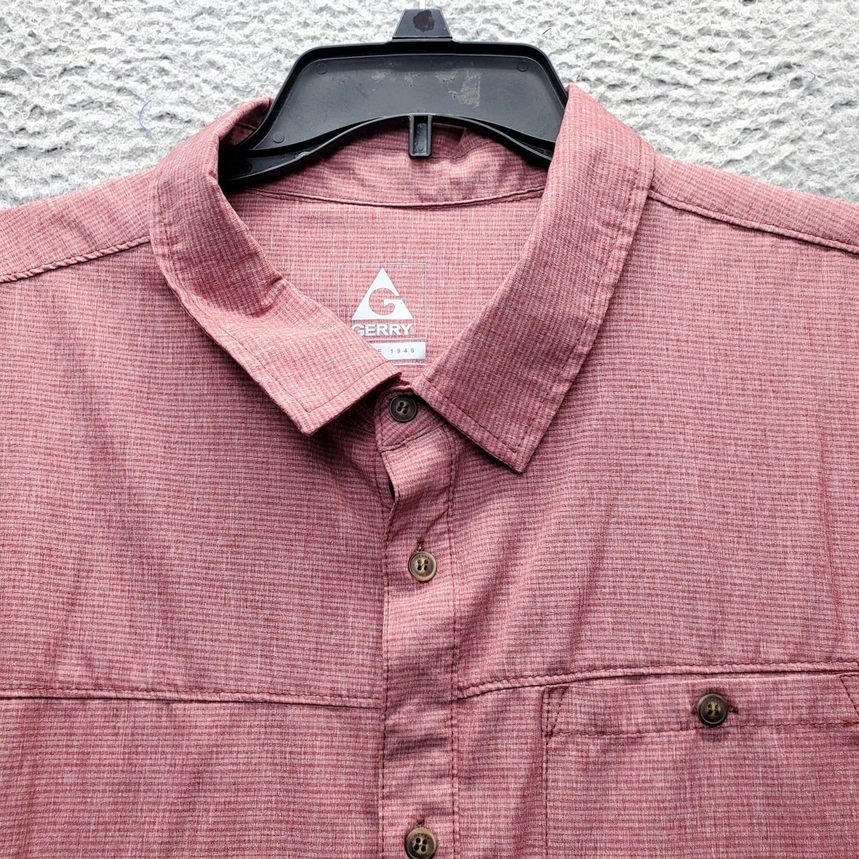 Vintage Gerry Performance Shirt Mens XXL Red Short Sleeve Button Up Pocket Shirt Size US XXL / EU 58 / 5 - 7 Thumbnail