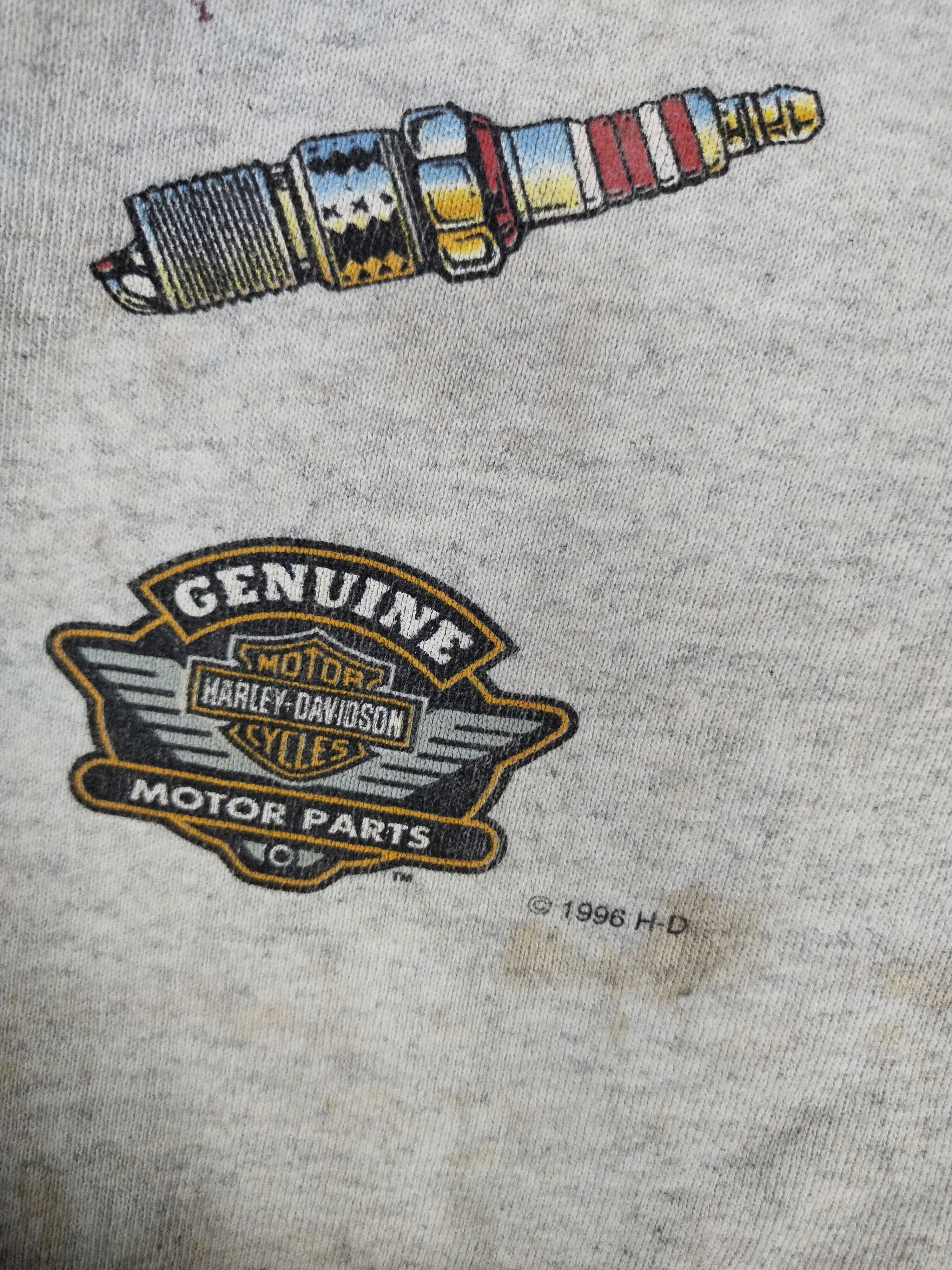 Harley Davidson × Vintage Vintage 1996 Harley Davidson HD Sweatshirt Size US XL / EU 56 / 4 - 8 Thumbnail