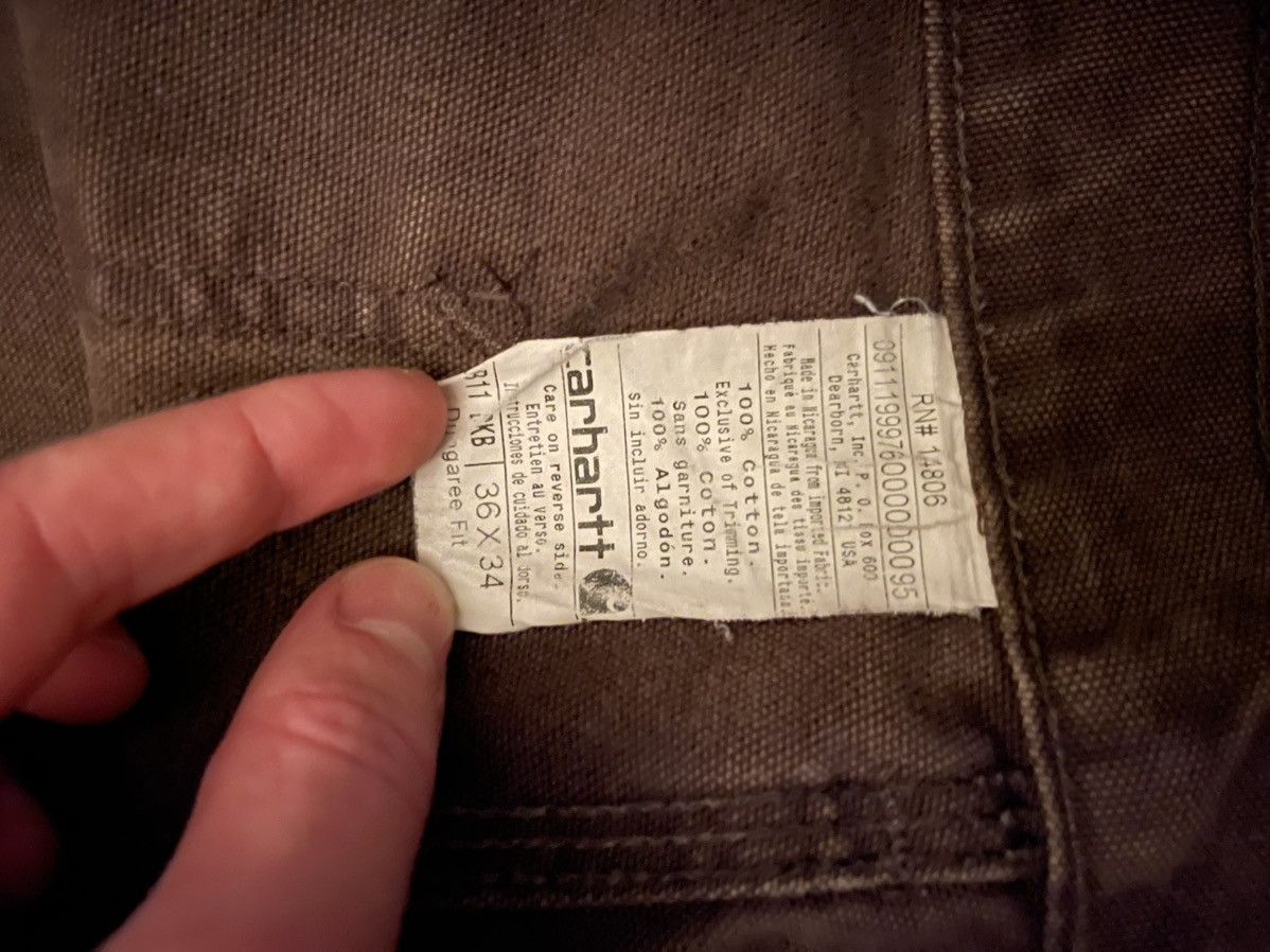 Carhartt Vintage Carhartt Workpants Brown Size US 36 / EU 52 - 4 Thumbnail
