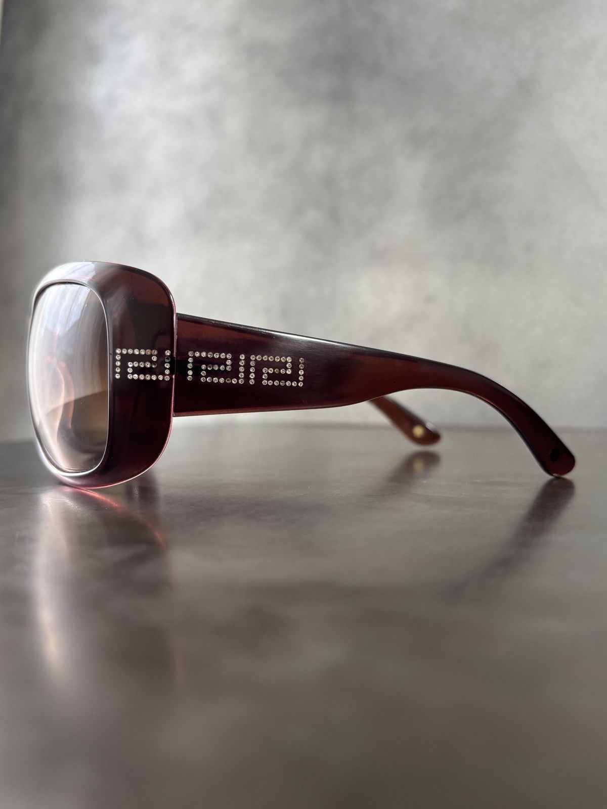 Versace 2009 Versace Sunglasses VE4961B Y2K Rhinestone 2000s Italy Size ONE SIZE - 17 Thumbnail
