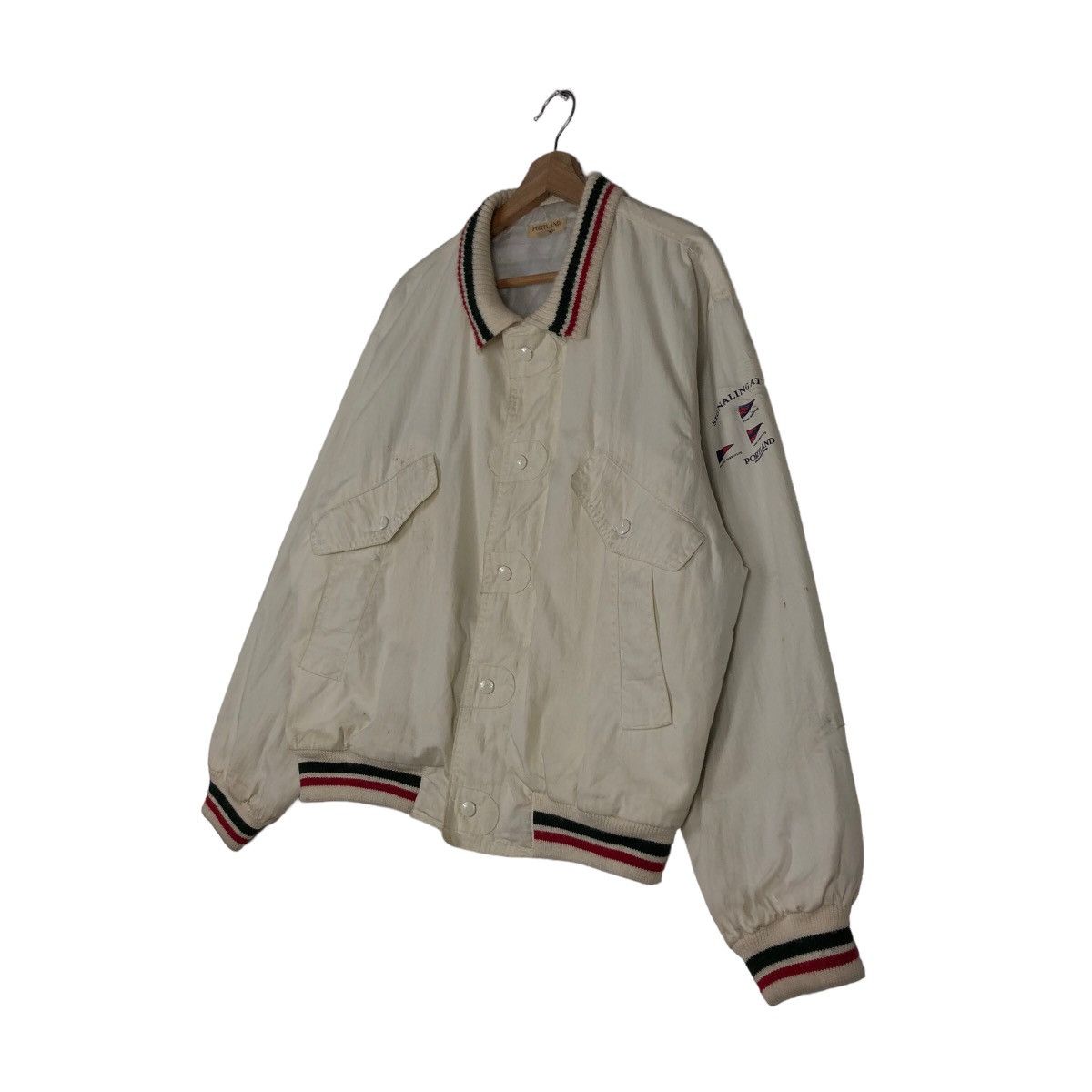 Japanese Brand 🔥90’s Vintage Bomber Jacket Portland Motomachi Japan Size US M / EU 48-50 / 2 - 2 Thumbnail